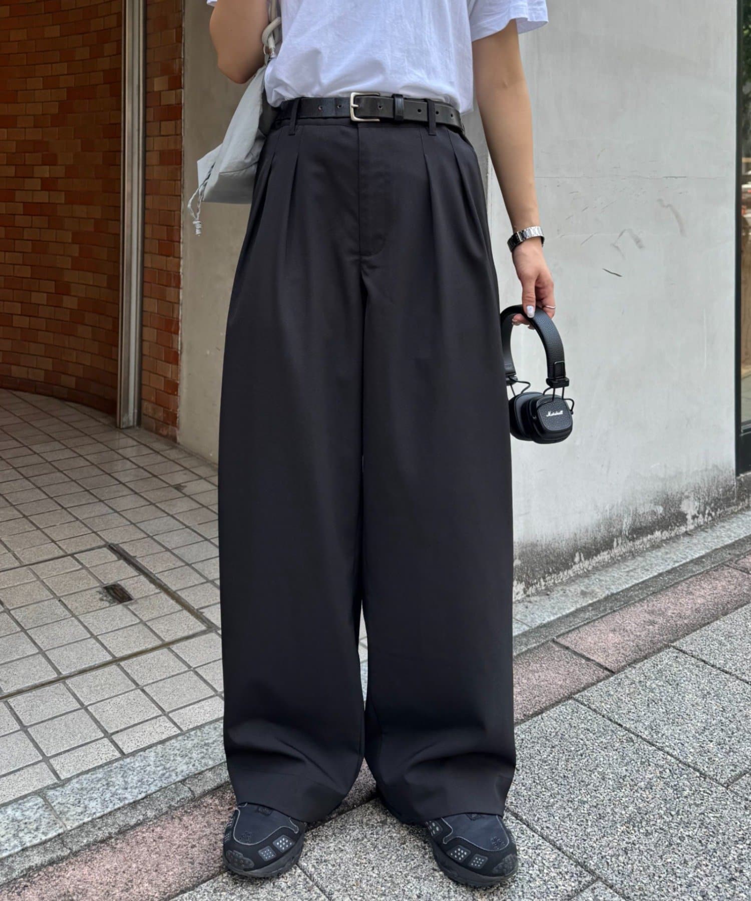 CIAOPANIC TYPY(チャオパニックティピー) 【ユニセックス】エアリーストレッチワイドパンツ