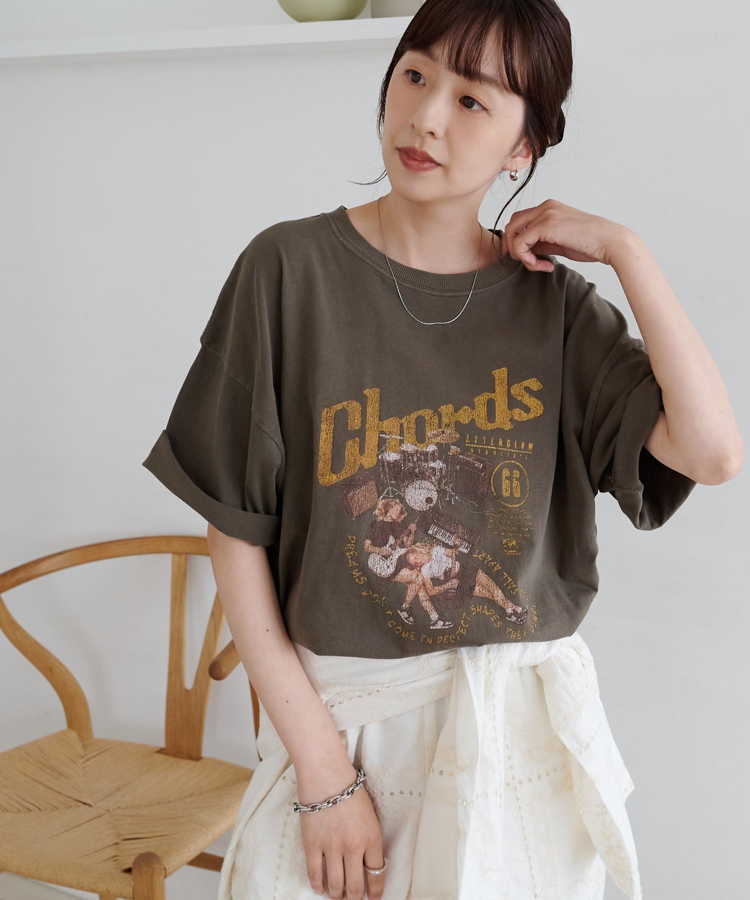 DISCOAT(ディスコート) 【Enlude】ピグメントアソートバンドTシャツ《ユニセックス》
