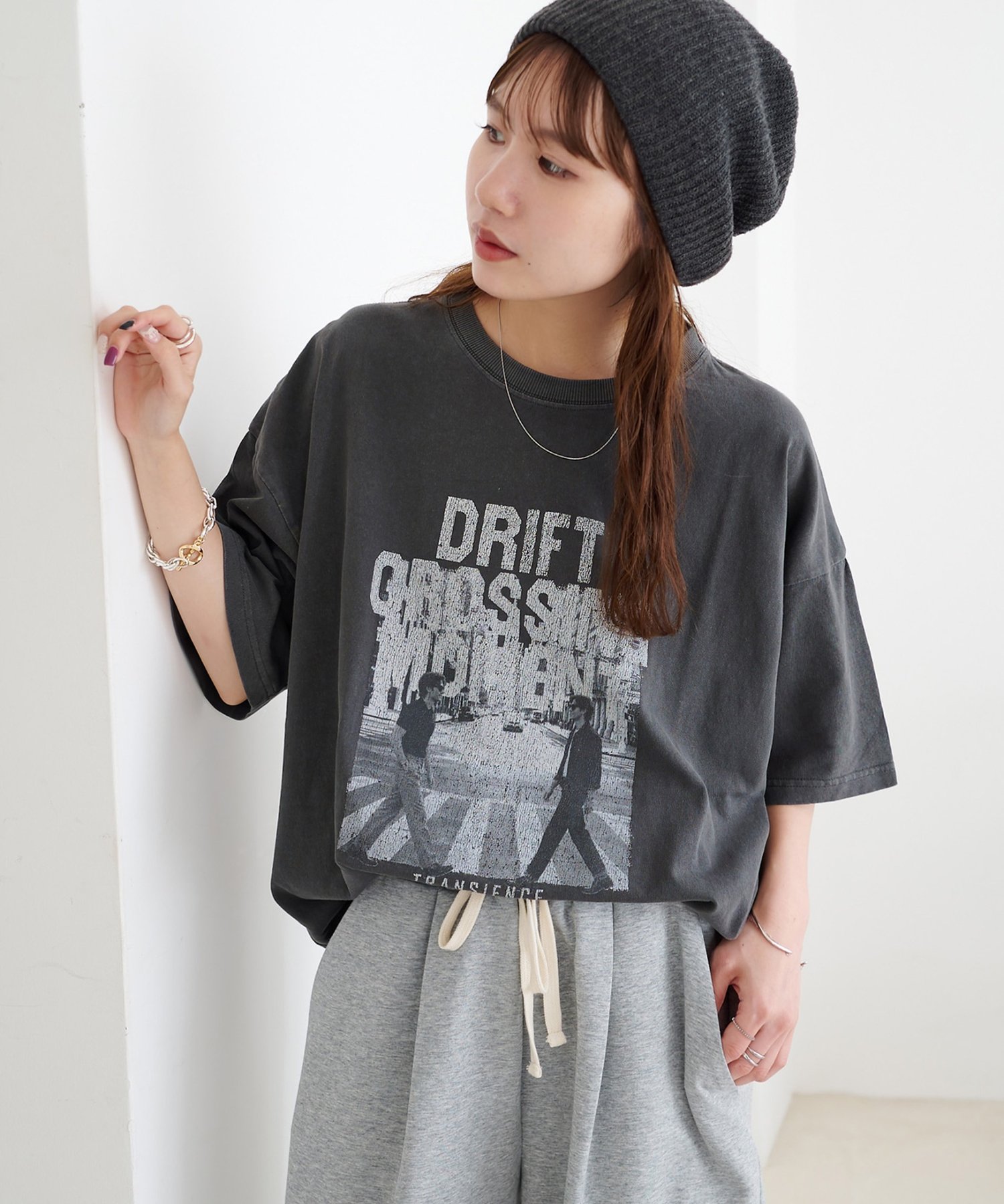 DISCOAT(ディスコート) 【Enlude】ピグメントアソートバンドTシャツ《ユニセックス》
