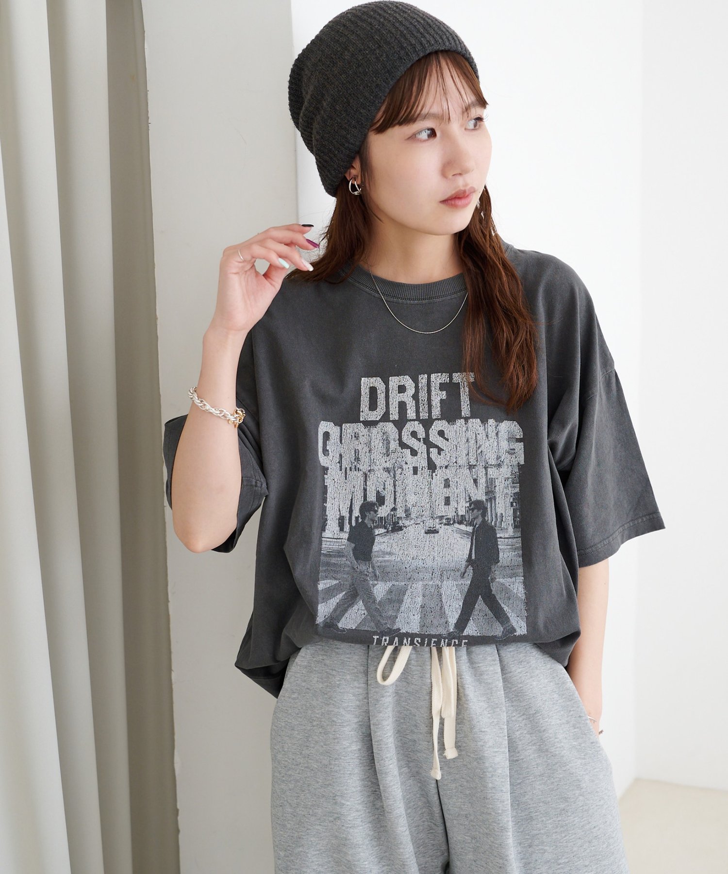 DISCOAT(ディスコート) 【Enlude】ピグメントアソートバンドTシャツ《ユニセックス》