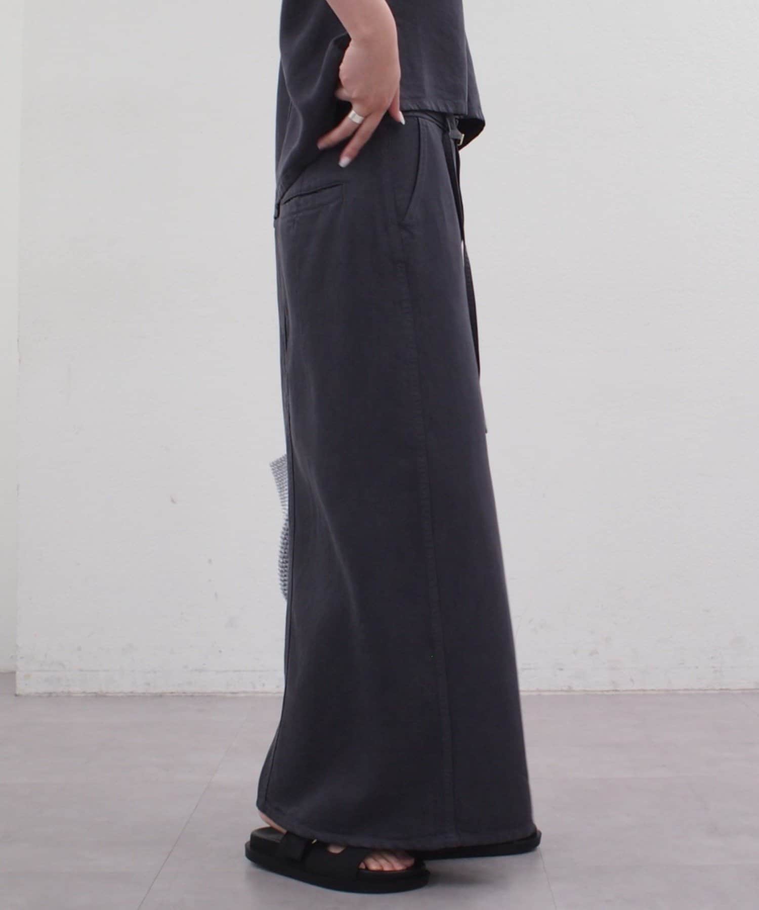 LOUNGEDRESS(ラウンジドレス) 《セットアップ着用可》リヨセルタイトスカート