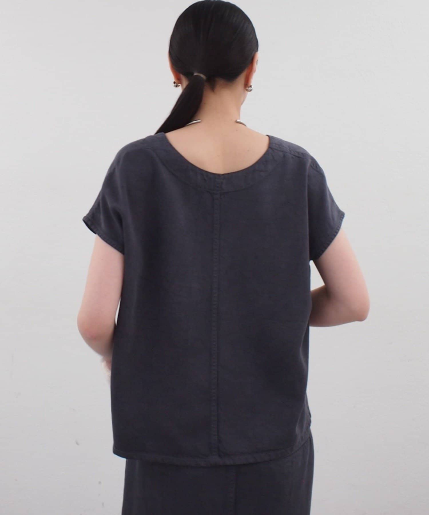 LOUNGEDRESS(ラウンジドレス) 《セットアップ着用可》リヨセルプルオーバー