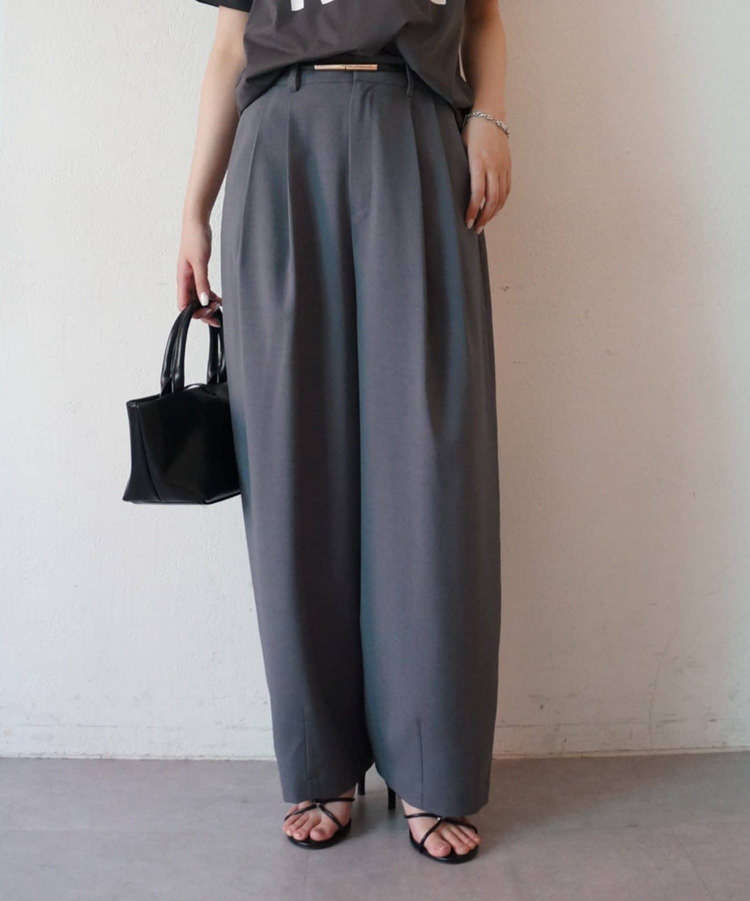 LOUNGEDRESS(ラウンジドレス) ライトバレルレッグパンツ