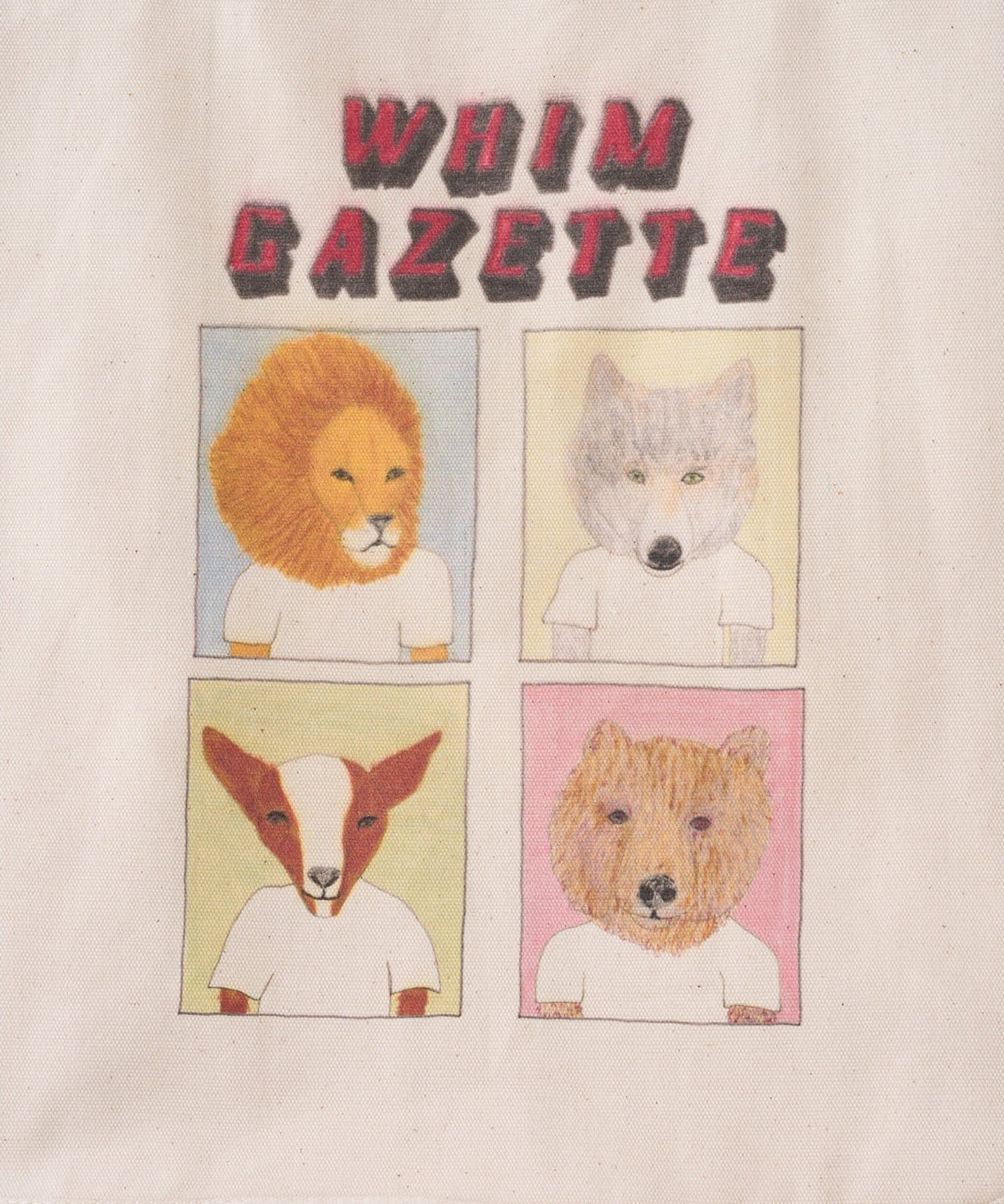 Whim Gazette(ウィム ガゼット) 【UNFORTUNATE PORTRAIT】別注WHIM TOTE BAG
