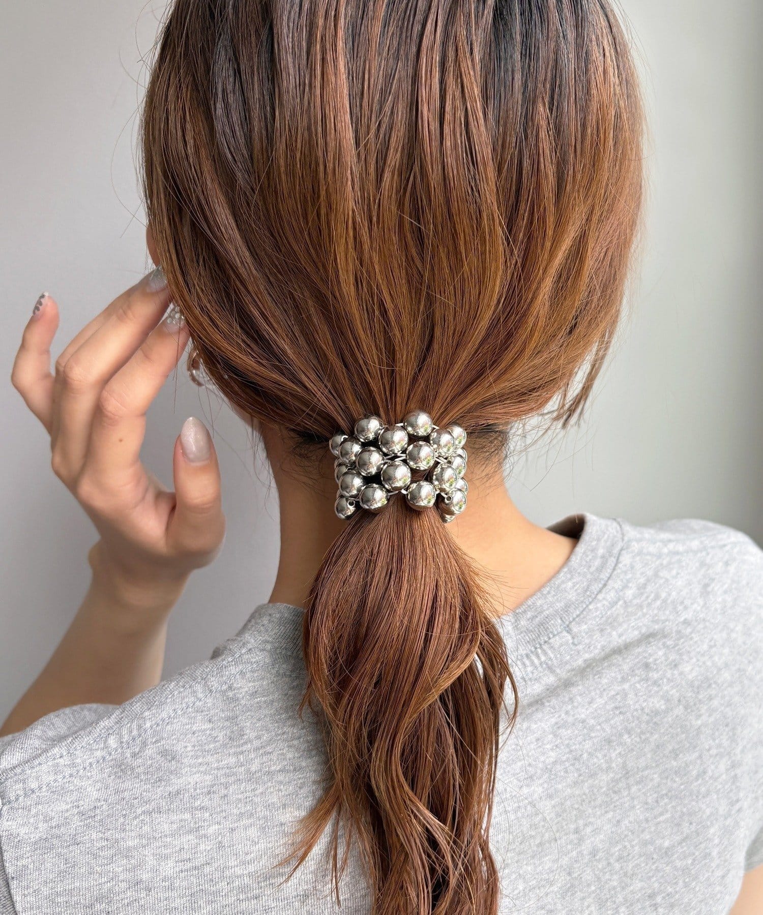 Lattice(ラティス) 【5/25 11:00～販売開始】【WEB限定】ビーズヘアゴム