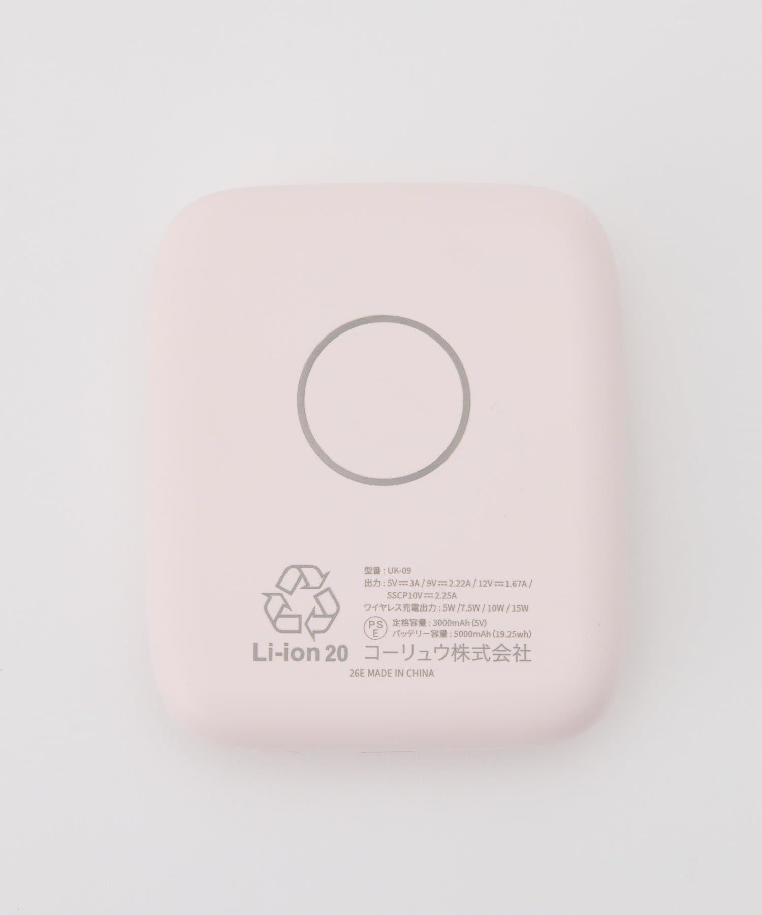one after another NICE CLAUP(ワンアフターアナザー ナイスクラップ) 【3COINSコラボ】コンパクトミラー付きモバイルバッテリー