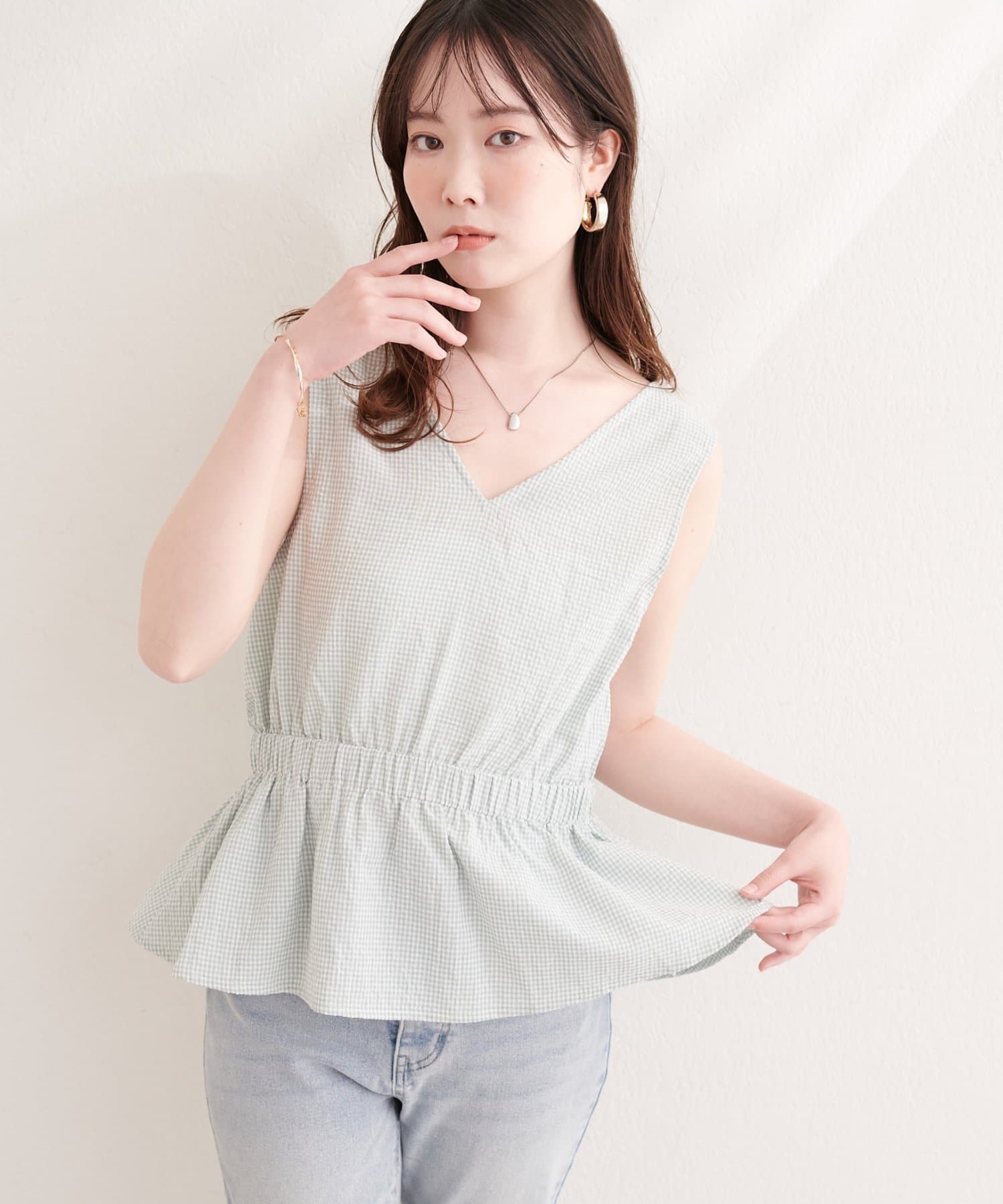 natural couture(ナチュラルクチュール) ２WAYカシュクールビスチェ
