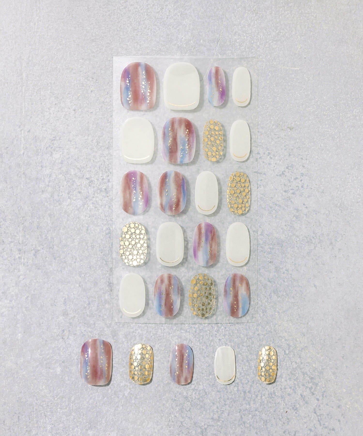 3COINS(スリーコインズ) セミハードジェルネイルシールハンド／and us