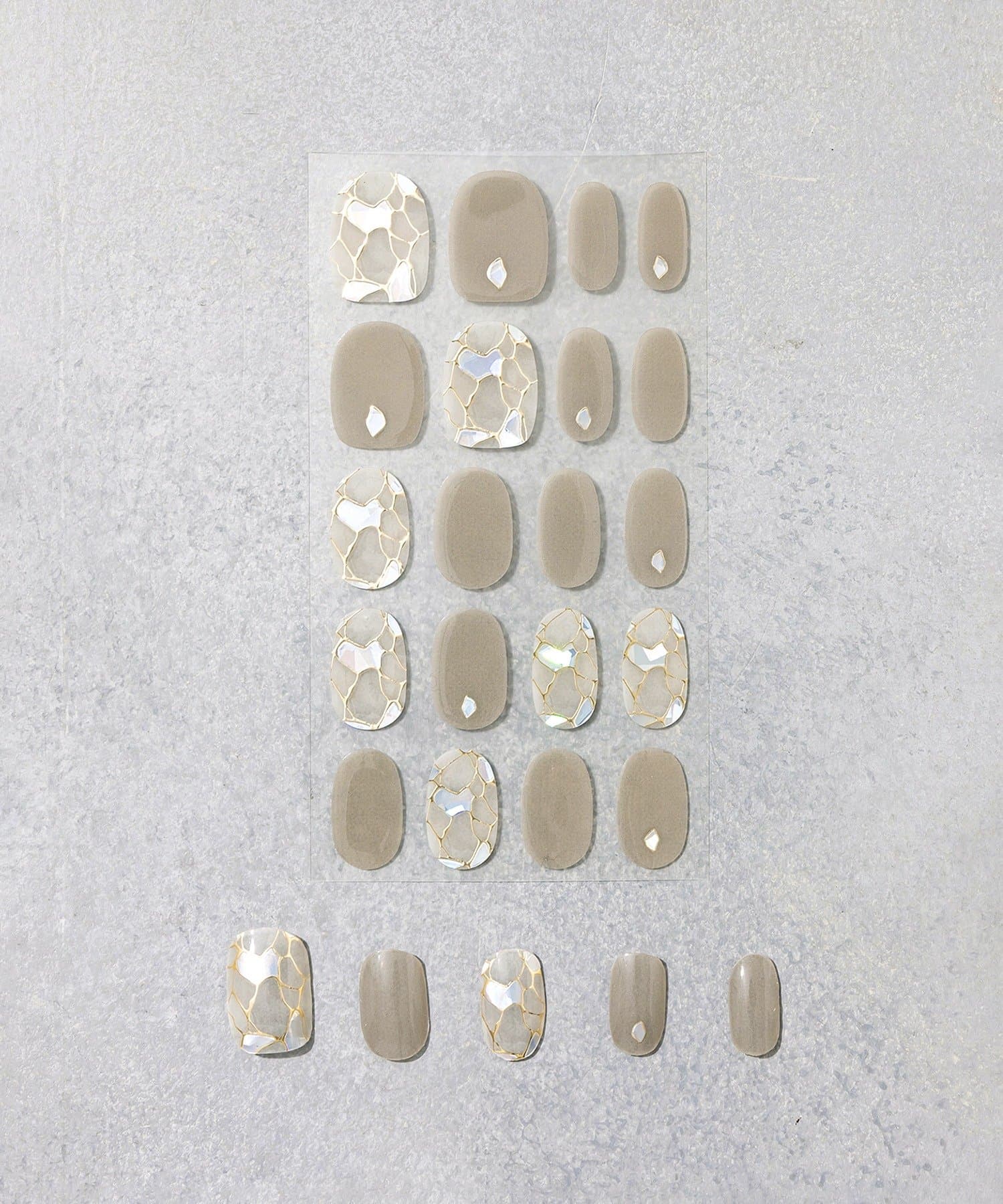 3COINS(スリーコインズ) セミハードジェルネイルシールハンド／and us