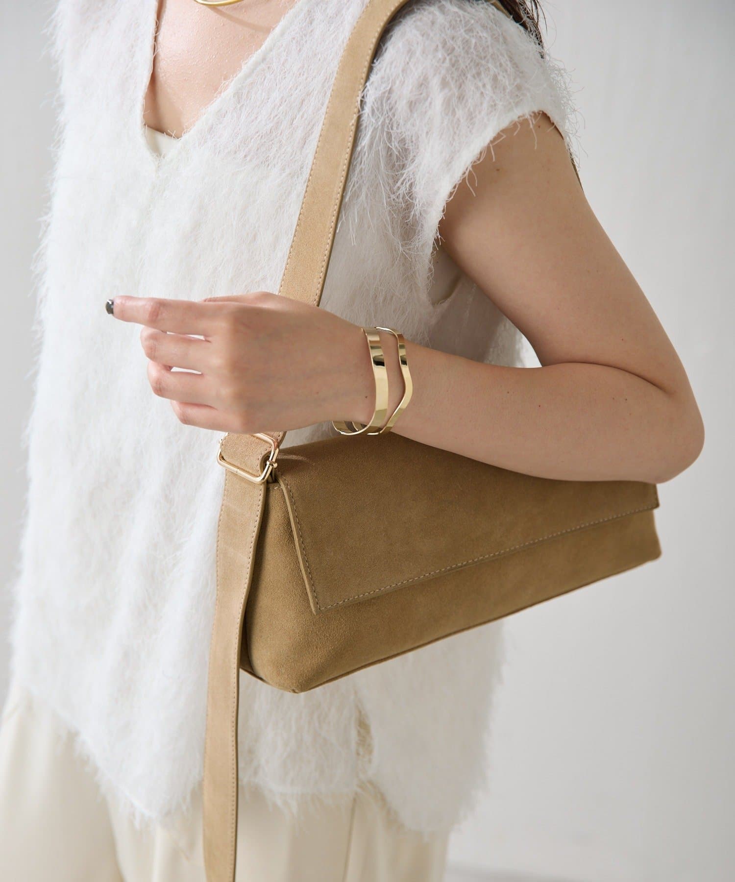 COLLAGE GALLARDAGALANTE(コラージュ ガリャルダガランテ) 【PAPILLONNER/パピヨネ】ドットスウェードショルダーバッグ