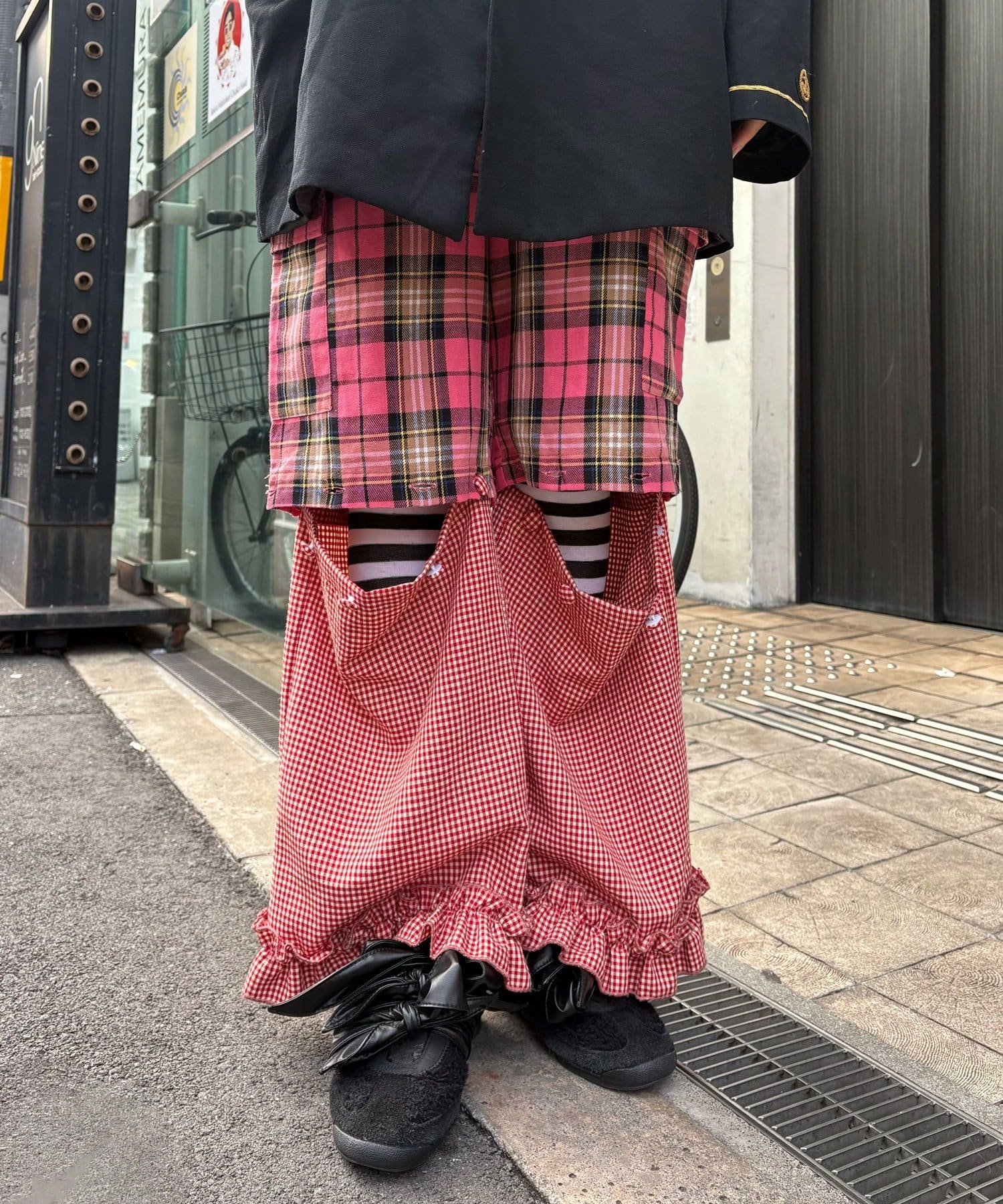 OUTLET(アウトレット) 【Ciaopanic】ドッキングチェックカーゴパンツ