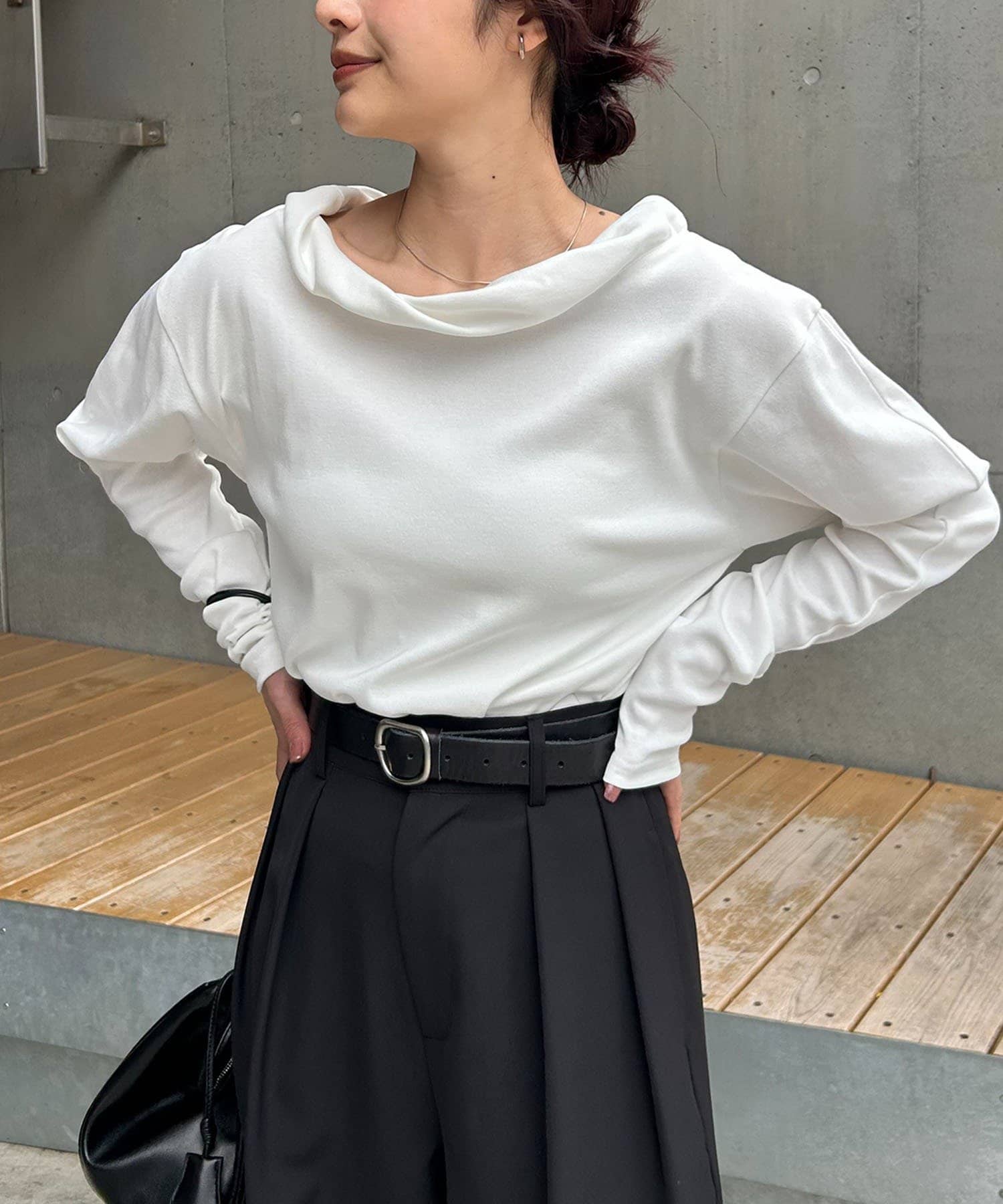 CAPRICIEUX LE'MAGE】バルーンネックロンT | OUTLET(アウトレット