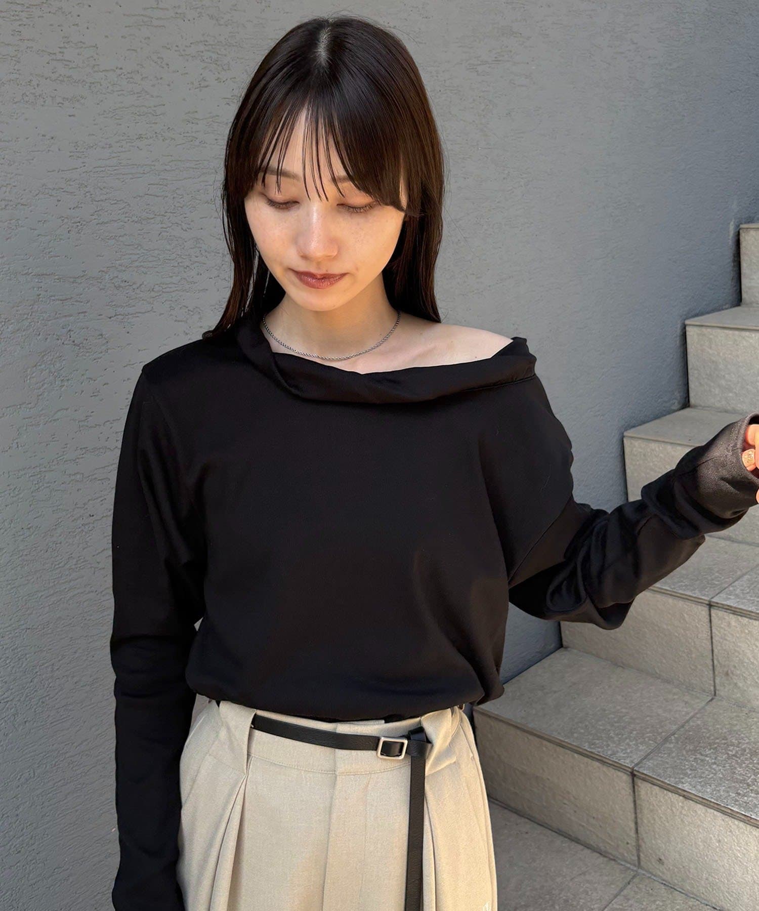 OUTLET(アウトレット) 【CAPRICIEUX LE'MAGE】バルーンネックロンT