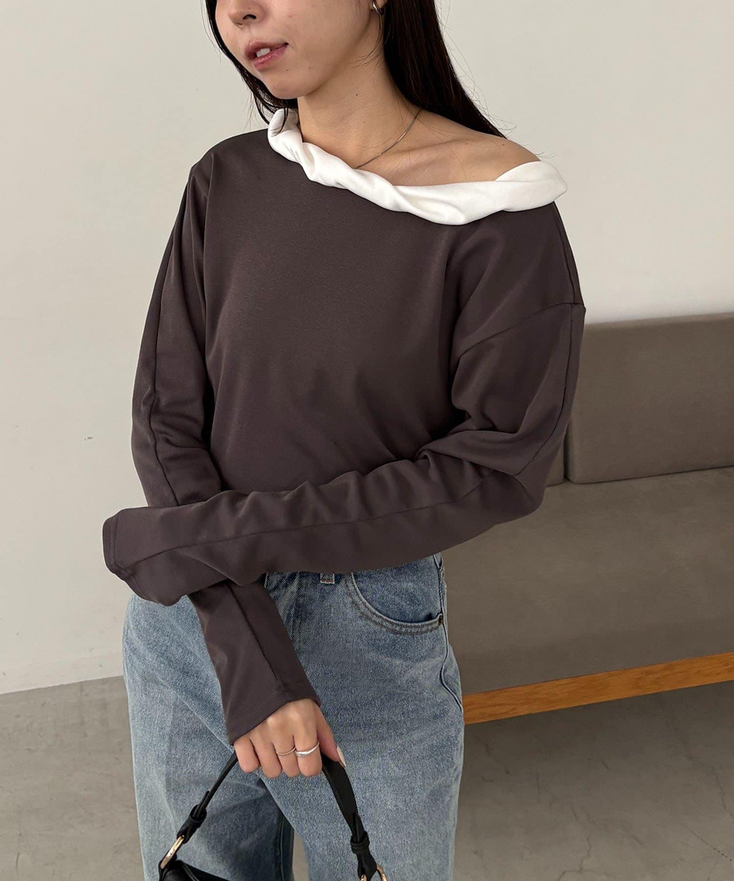 OUTLET(アウトレット) 【CAPRICIEUX LE'MAGE】バルーンネックロンT