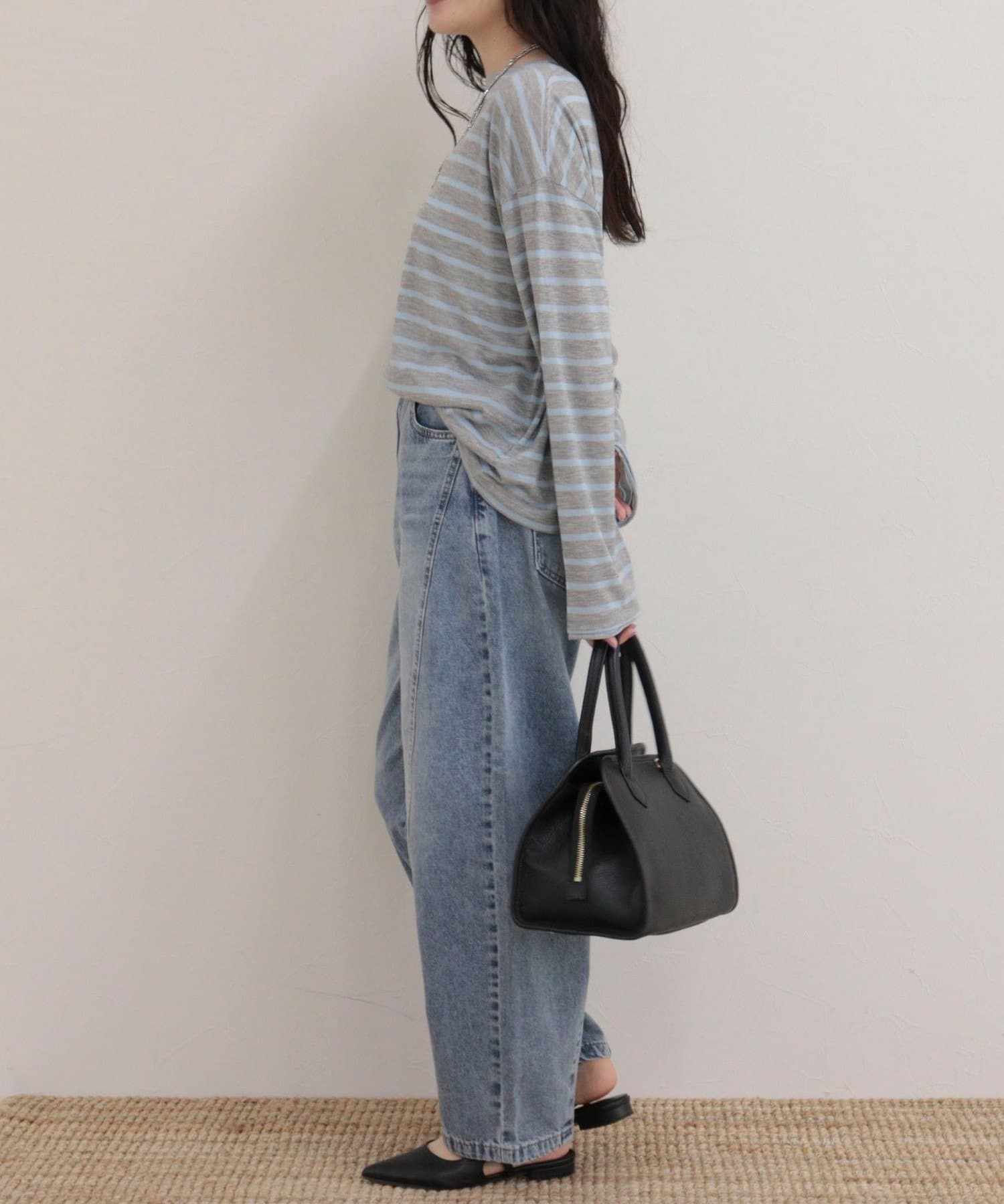 FREDY & GLOSTER(フレディ アンド グロスター) ハートステッチシアーボーダーロンTシャツ