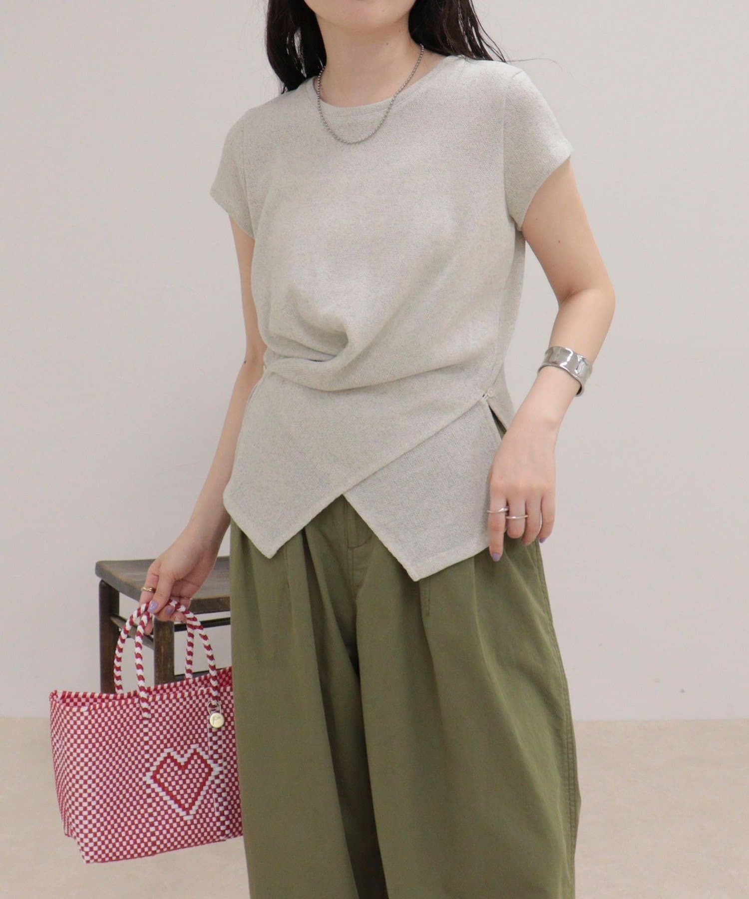 FREDY & GLOSTER(フレディ アンド グロスター) ニットソーカシュクールプルオーバー