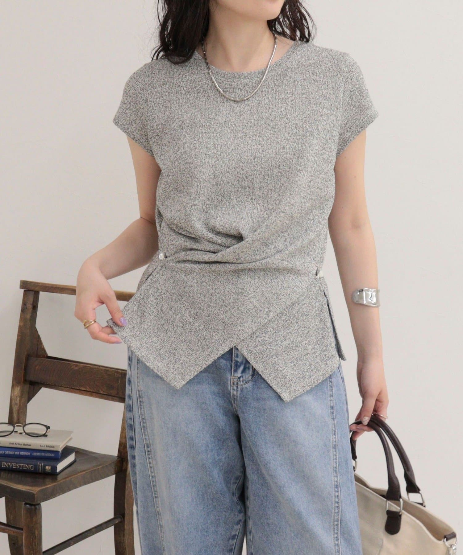 FREDY & GLOSTER(フレディ アンド グロスター) ニットソーカシュクールプルオーバー
