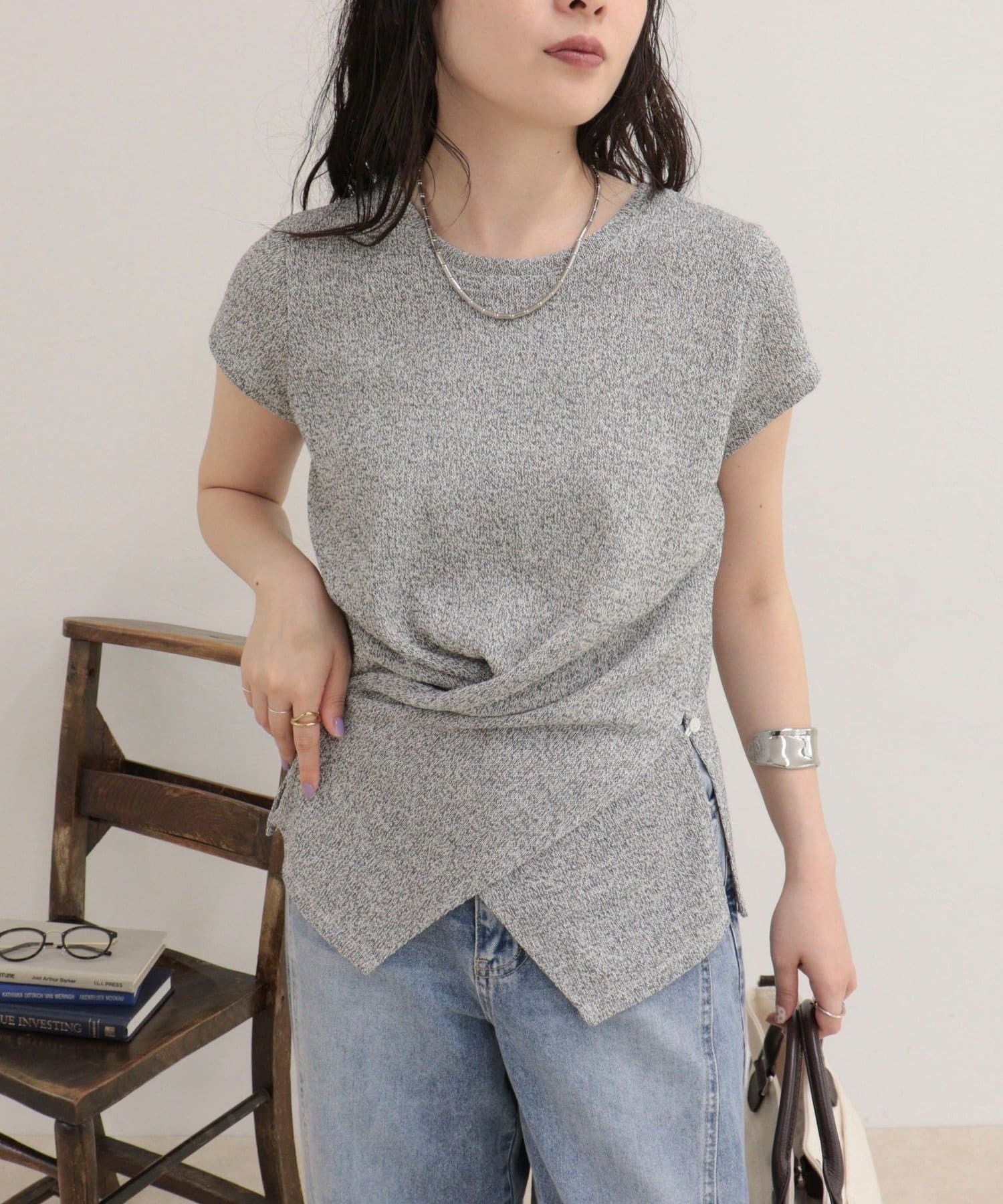 FREDY & GLOSTER(フレディ アンド グロスター) ニットソーカシュクールプルオーバー