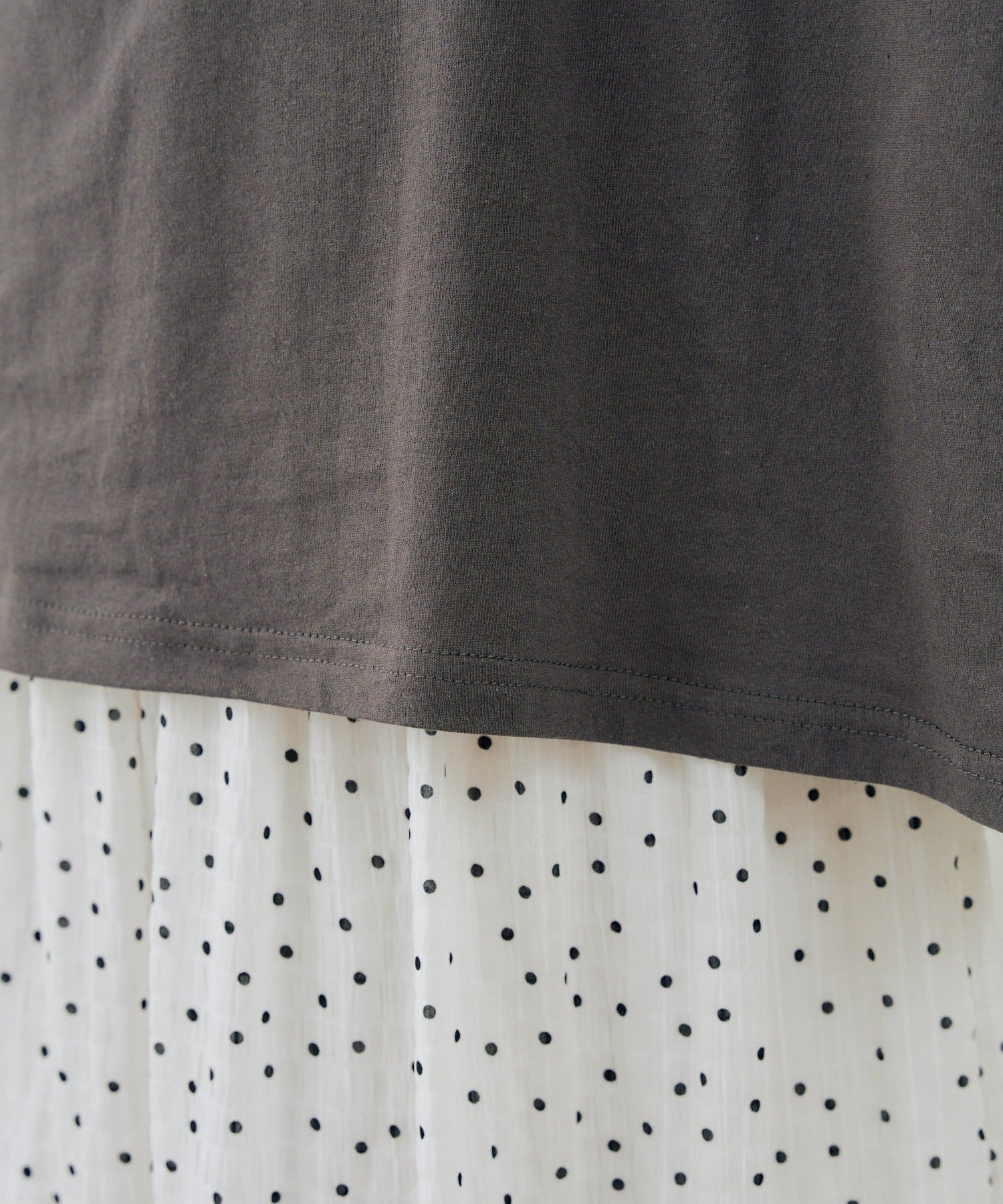 NICE CLAUP / OLIVE des OLIVE OUTLET(ナイスクラップ  / オリーブ デ オリーブ アウトレット) 【ANOTHER BRANCH】アニマル×合皮BIGTシャツ