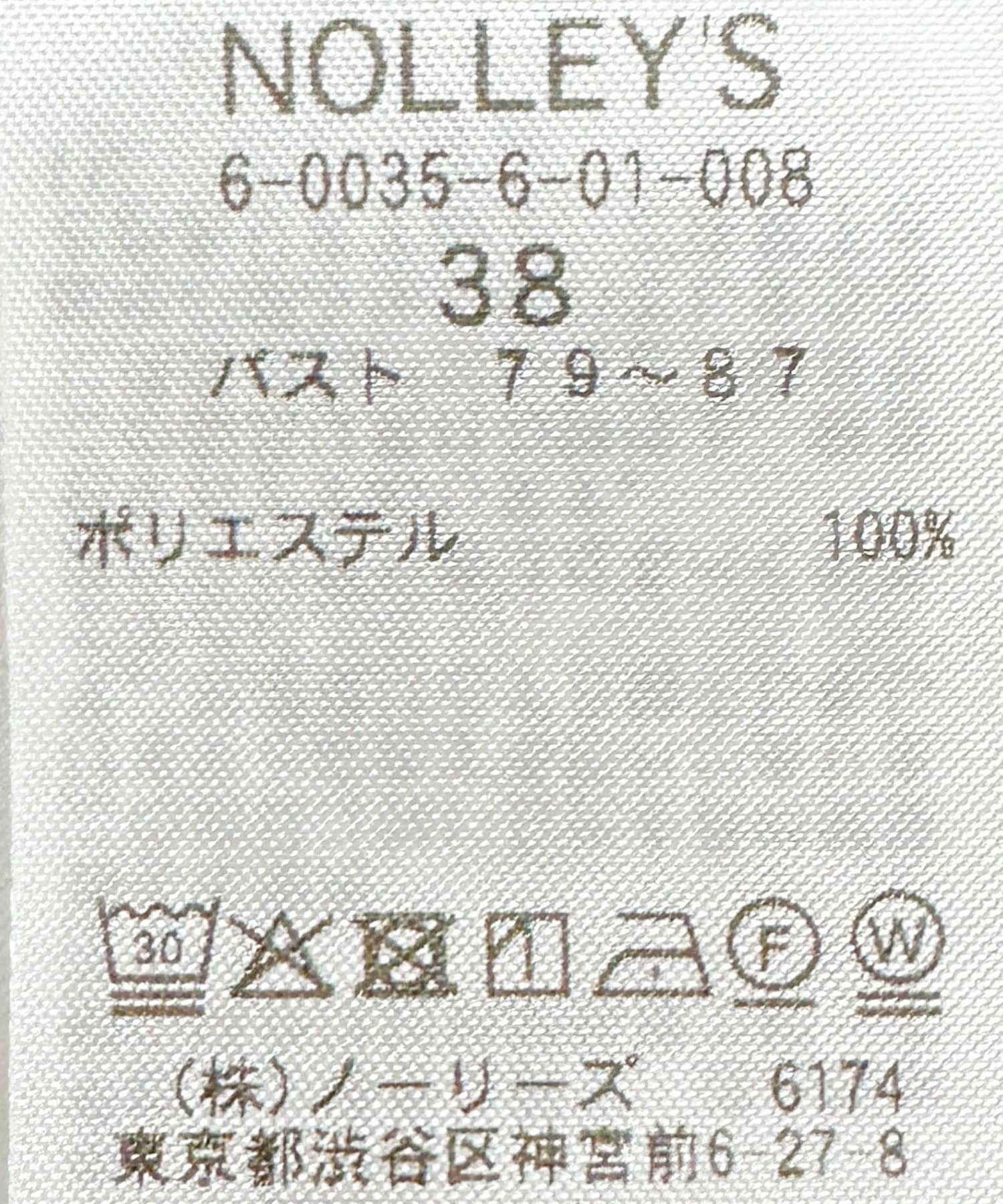 NOLLEY'S(ノーリーズ) 《セットアップ対応》【BECシリーズ】リネンライクベルテッドノースリーブブラウス