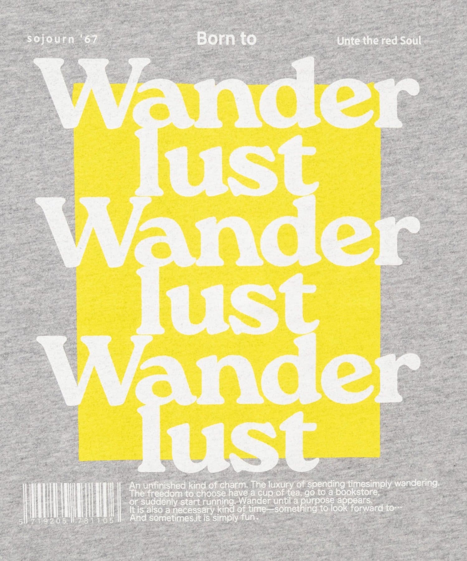 NOLLEY'S(ノーリーズ) Wander lustウォッシャブルワイドシルエットプリントTシャツ