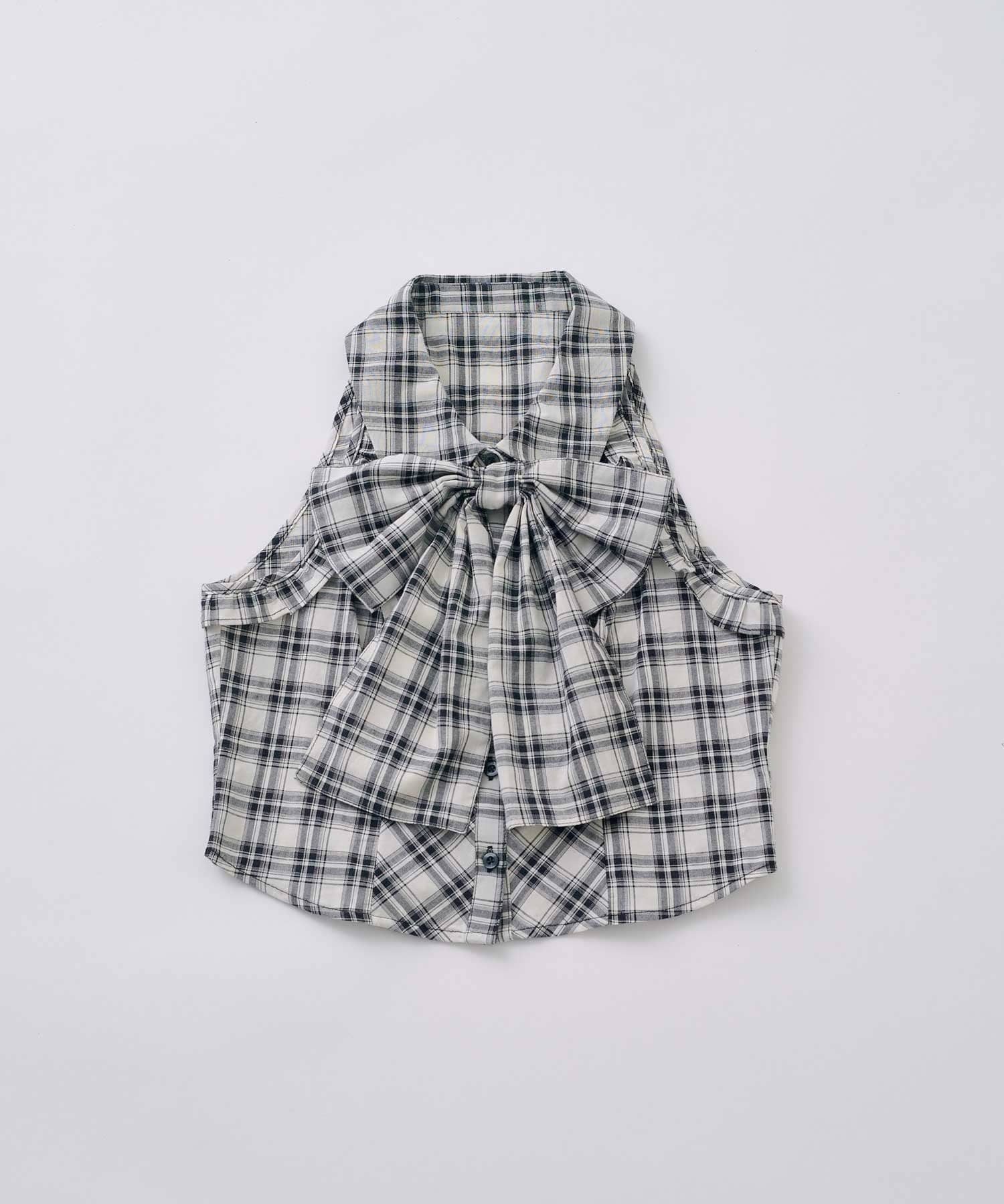 Belle Charme(ベルシャルム) Ribbon Tie Ame Sleeve Blouse