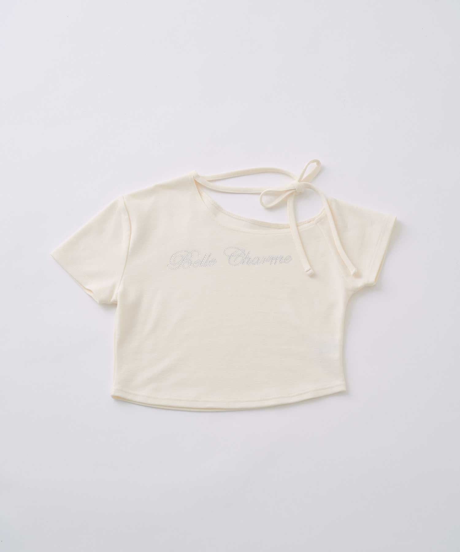 Belle Charme(ベルシャルム) Jewel Logo Choker Tee
