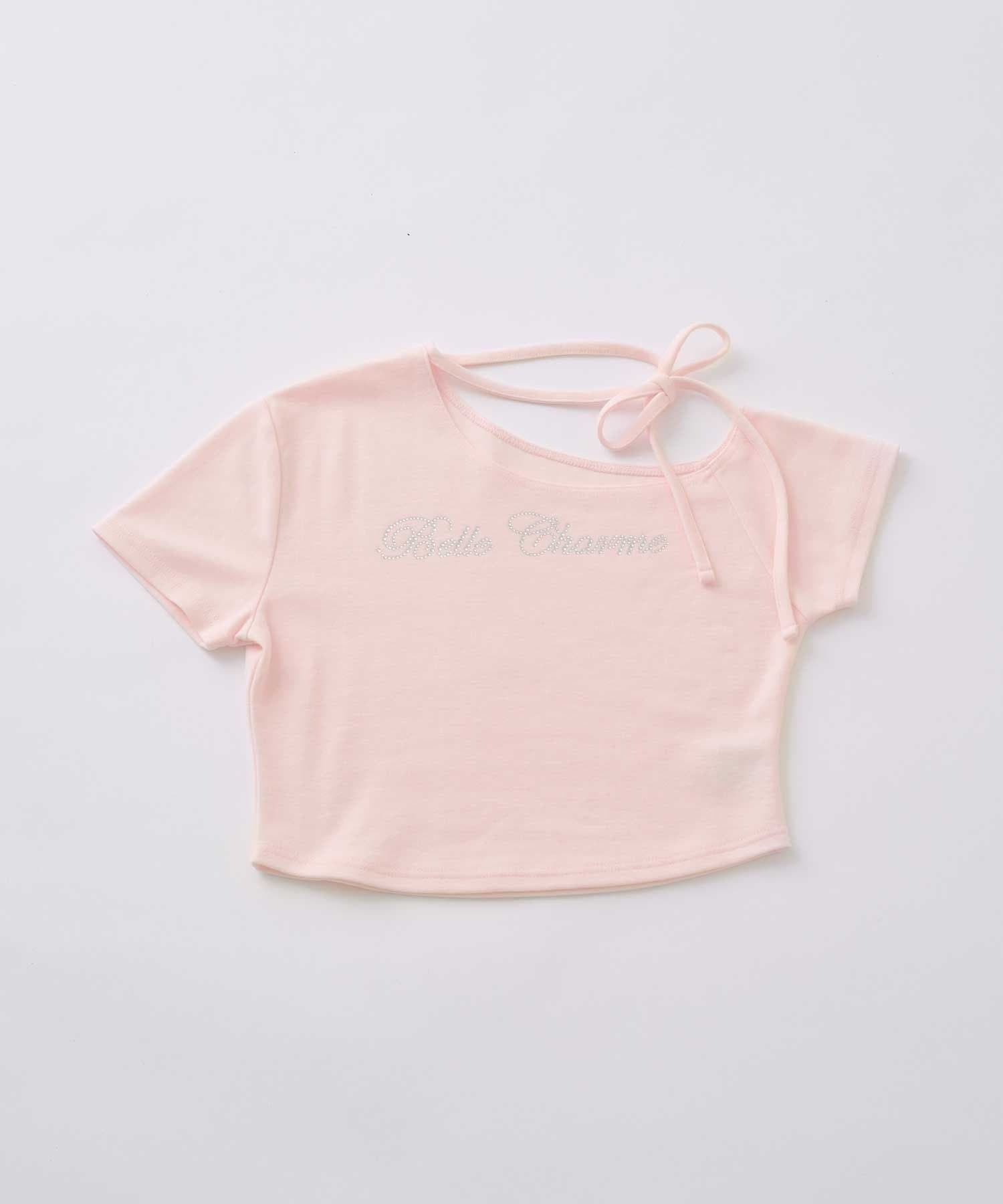 Belle Charme(ベルシャルム) Jewel Logo Choker Tee