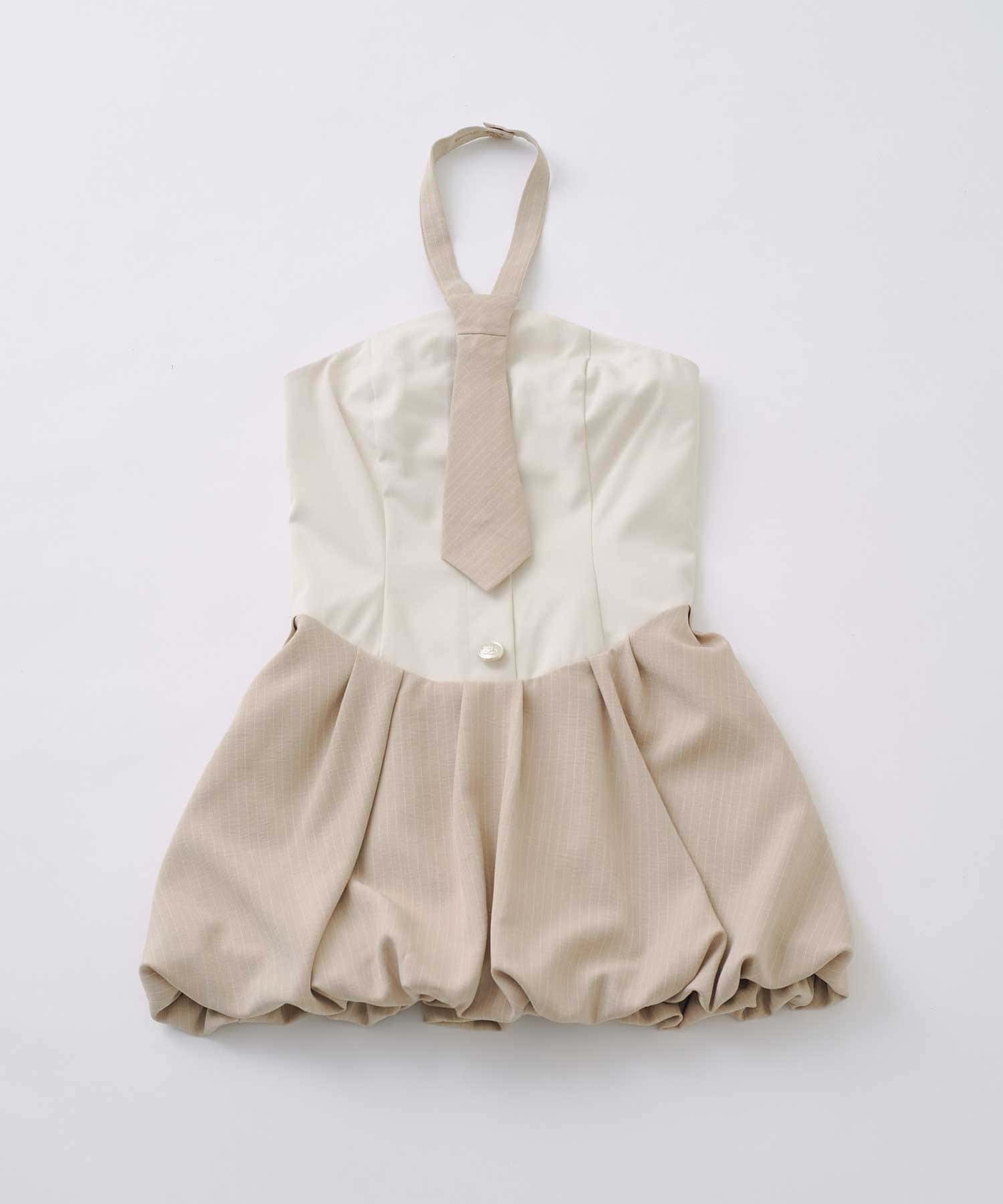 Belle Charme(ベルシャルム) Bare Top Onepiece＆Tie Set