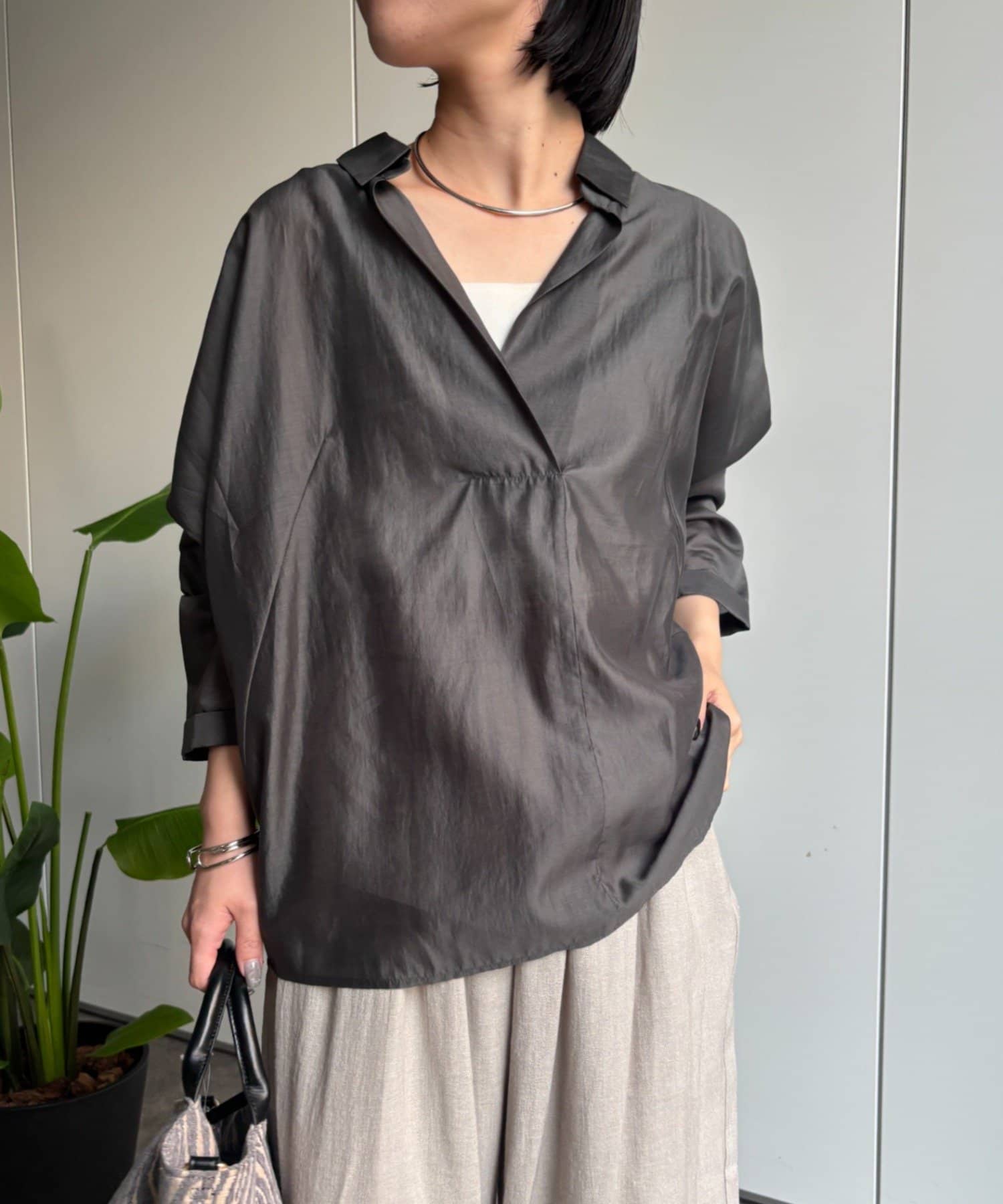 Jena　espace merveilleux(ジェナ　エスパスメルヴェイユ) シアースキッパーブラウス