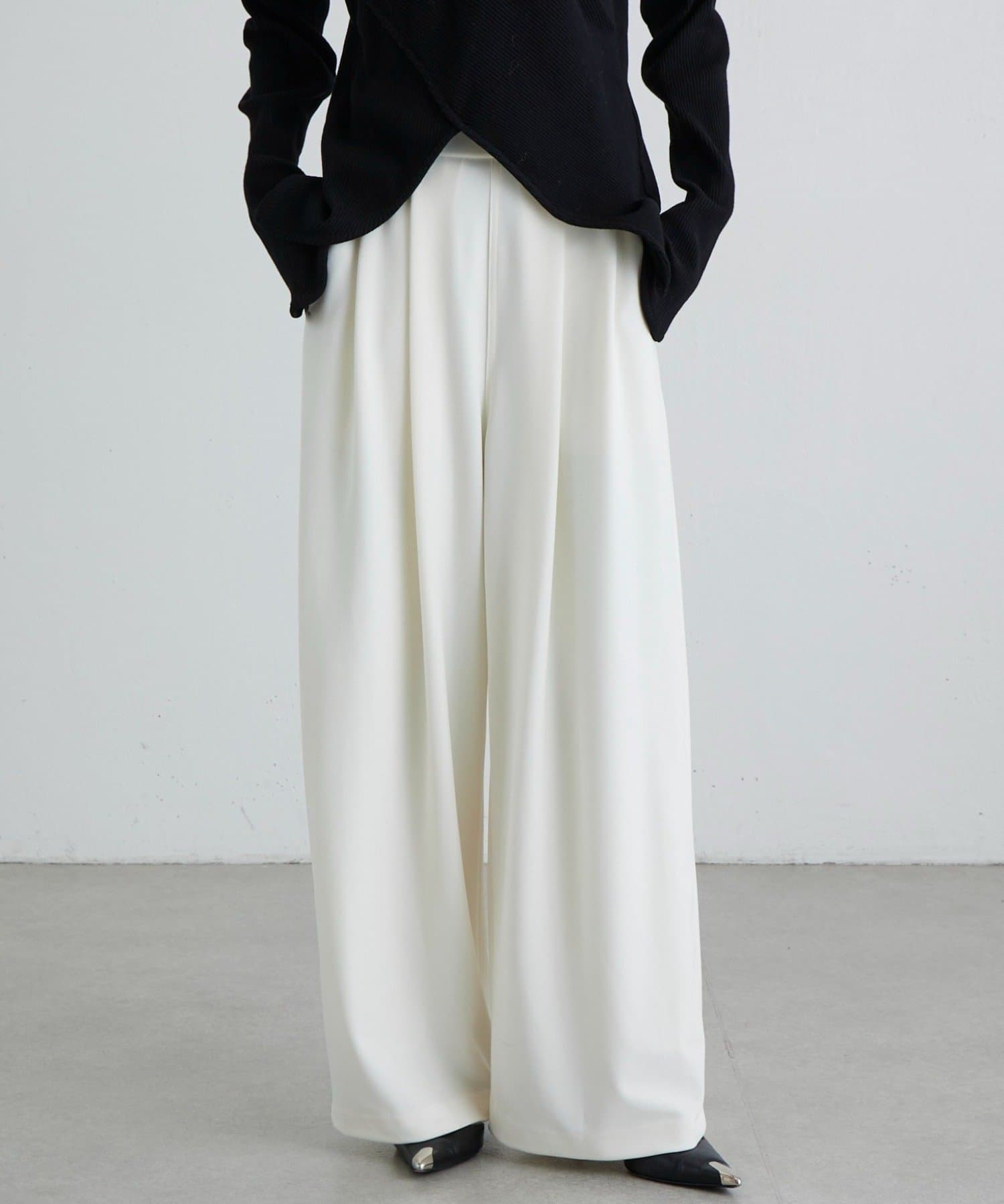 Lui's(ルイス) ポンチ2タックワイドパンツ 26aw