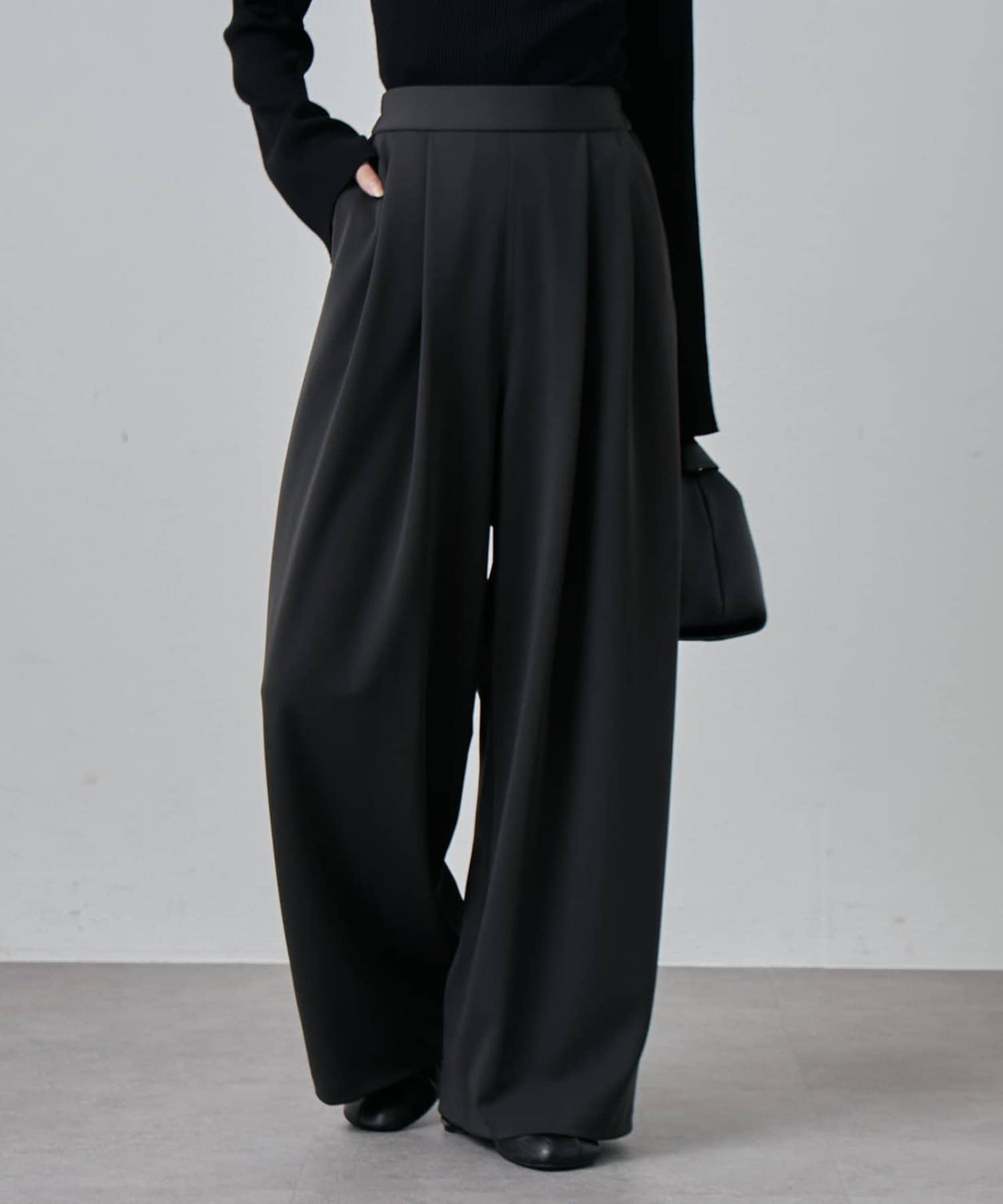 Lui's(ルイス) ポンチ2タックワイドパンツ 26aw