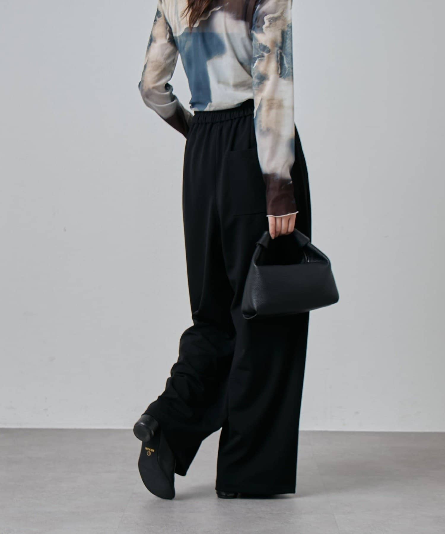 Lui's(ルイス) ポンチ2タックワイドパンツ 26aw