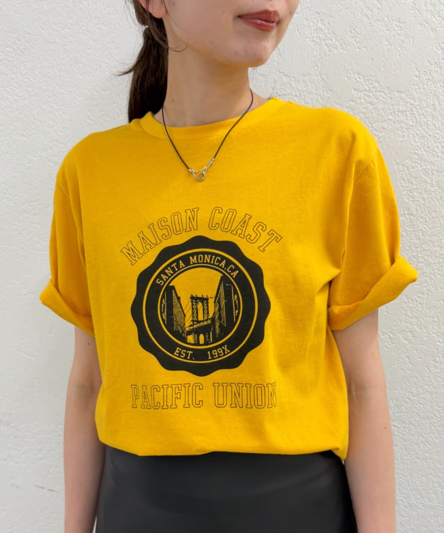 ≪バックシャン≫バックホール半袖Tシャツ