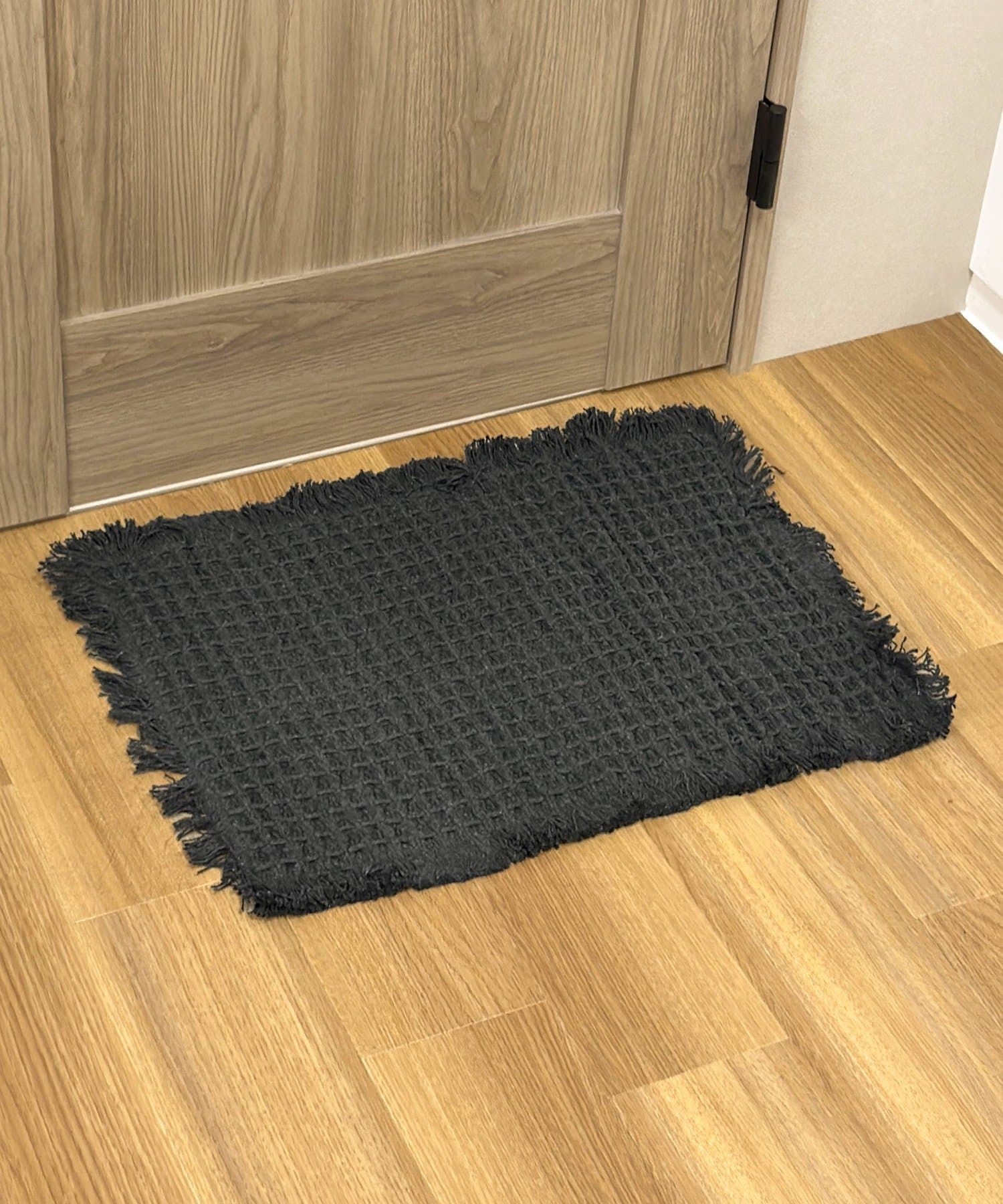3COINS(スリーコインズ) インテリアマットワッフル：40×60cm