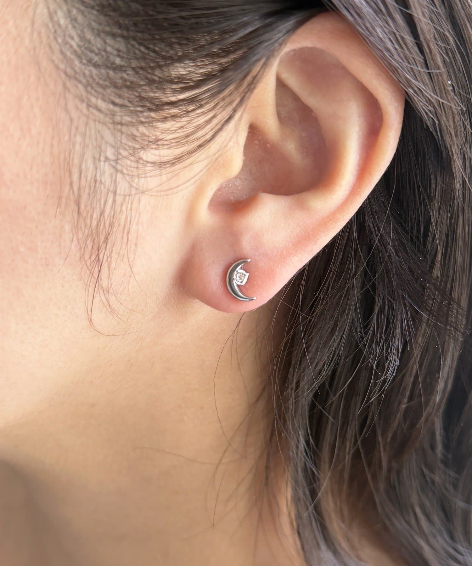 Lattice(ラティス) ＜ステンレス＞ムーンピアス