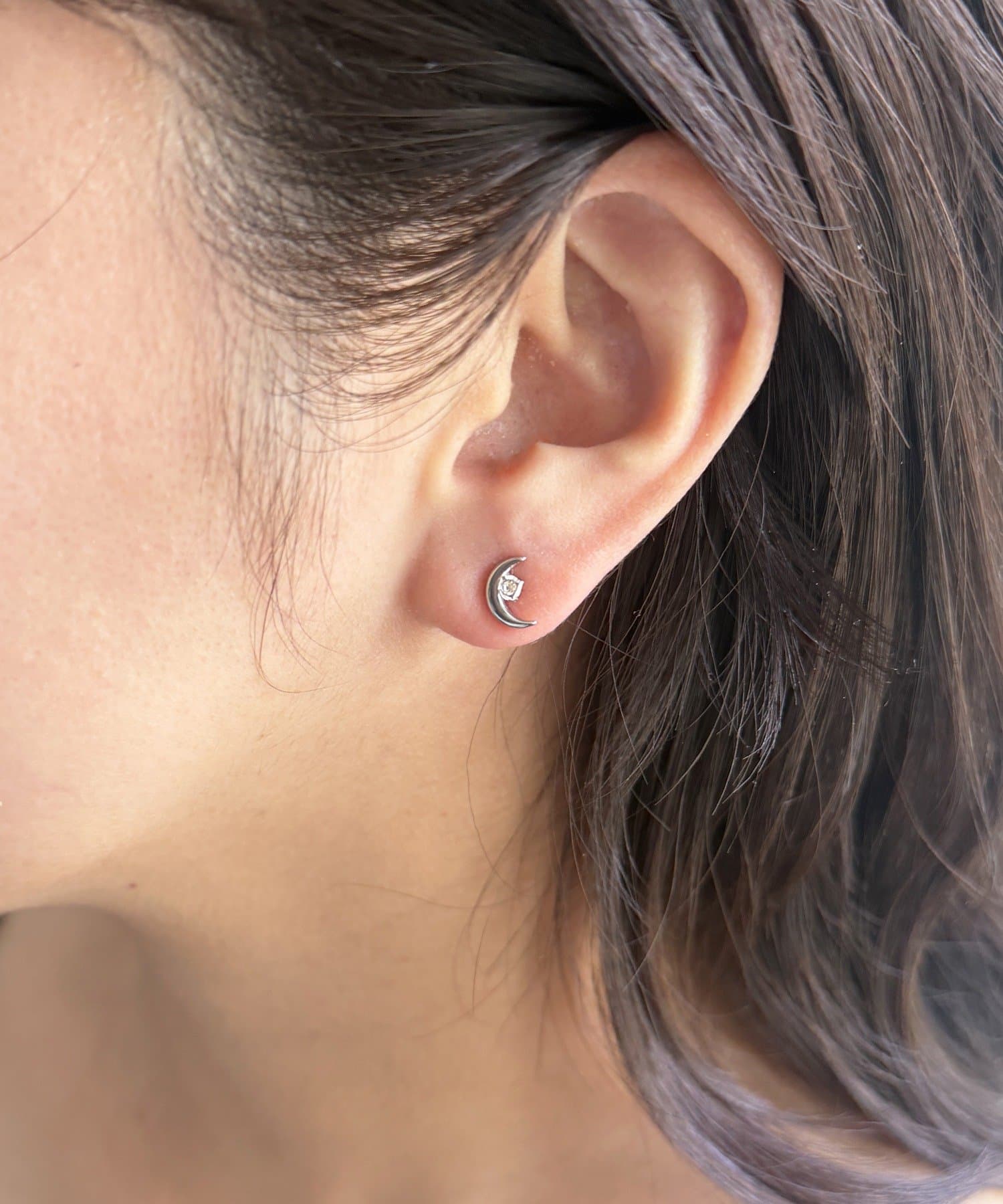 Lattice(ラティス) ＜ステンレス＞ムーンピアス