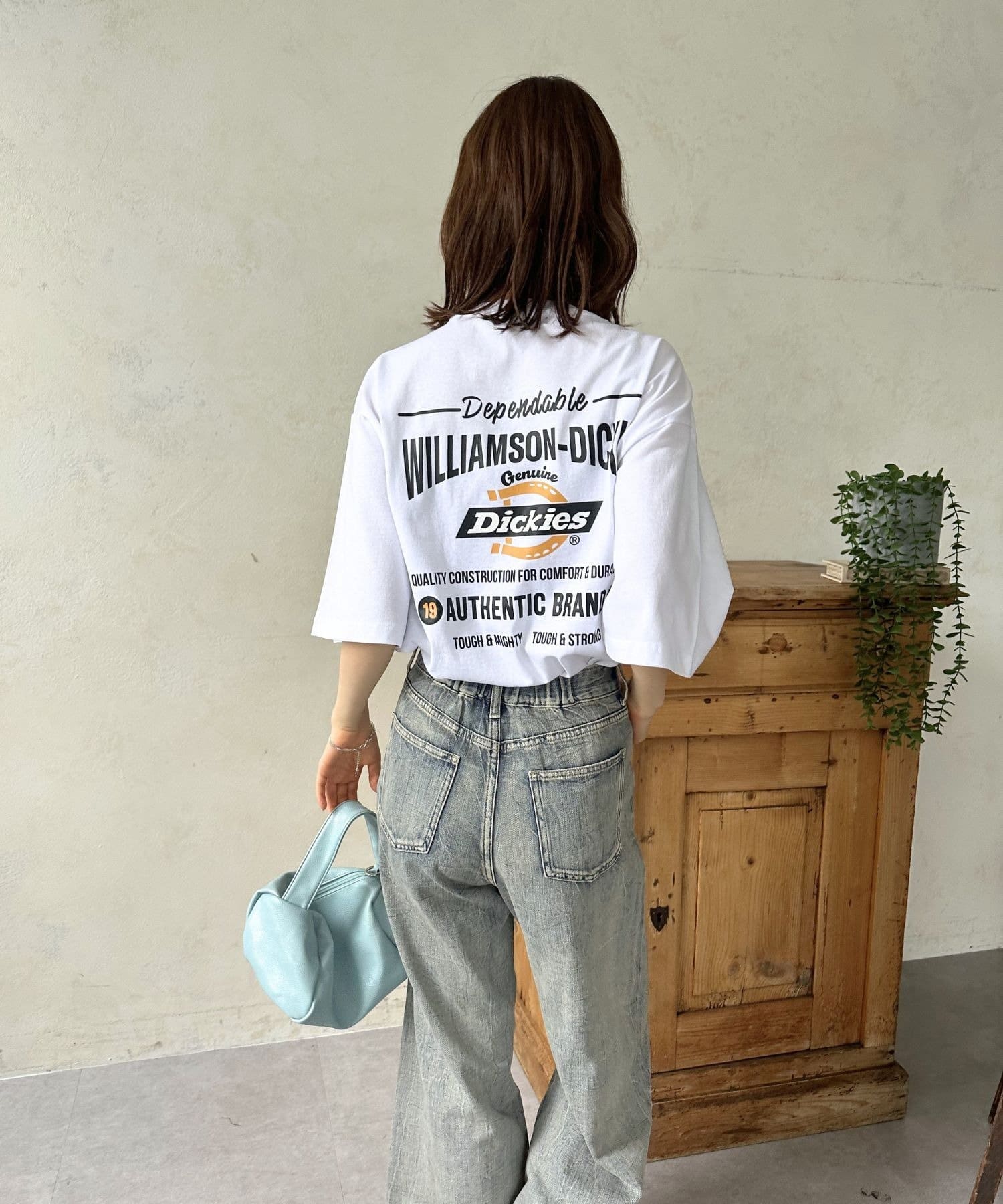 LOCUST(ローカスト) 【ユニセックス】【Dickies】ツアーバックプリント