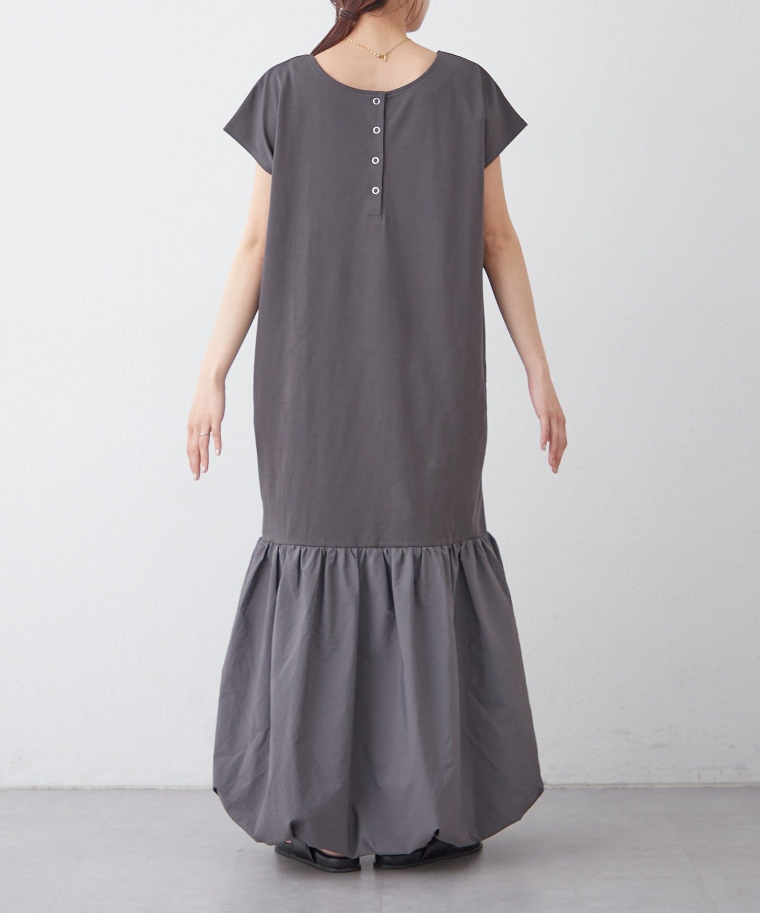 CIAOPANIC TYPY(チャオパニックティピー) 【KAIRI企画】汗染み防止加工付き2WAYヘンリーワンピ