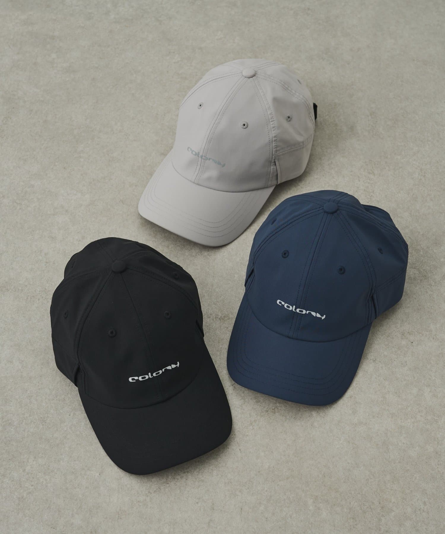 COLONY 2139(コロニー トゥーワンスリーナイン) 【UNISEX】撥水リフレクターロゴアクティブキャップ