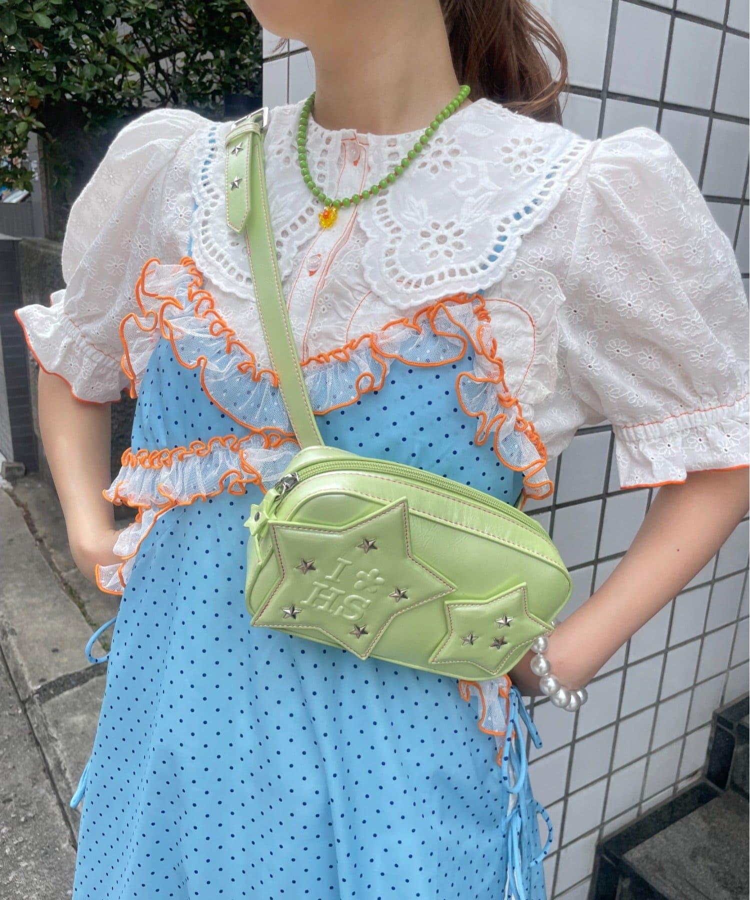 CIAOPANIC TYPY(チャオパニックティピー) 【HELLO.SANFRANCISCO】スタースタッズウエストポーチ