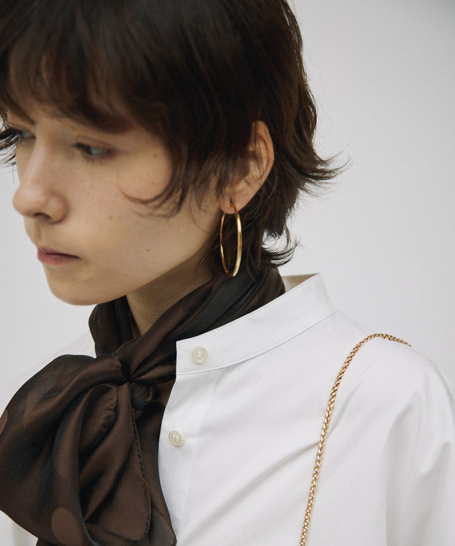 Whim Gazette(ウィム ガゼット) 【Hoaw.】ラージフープピアス