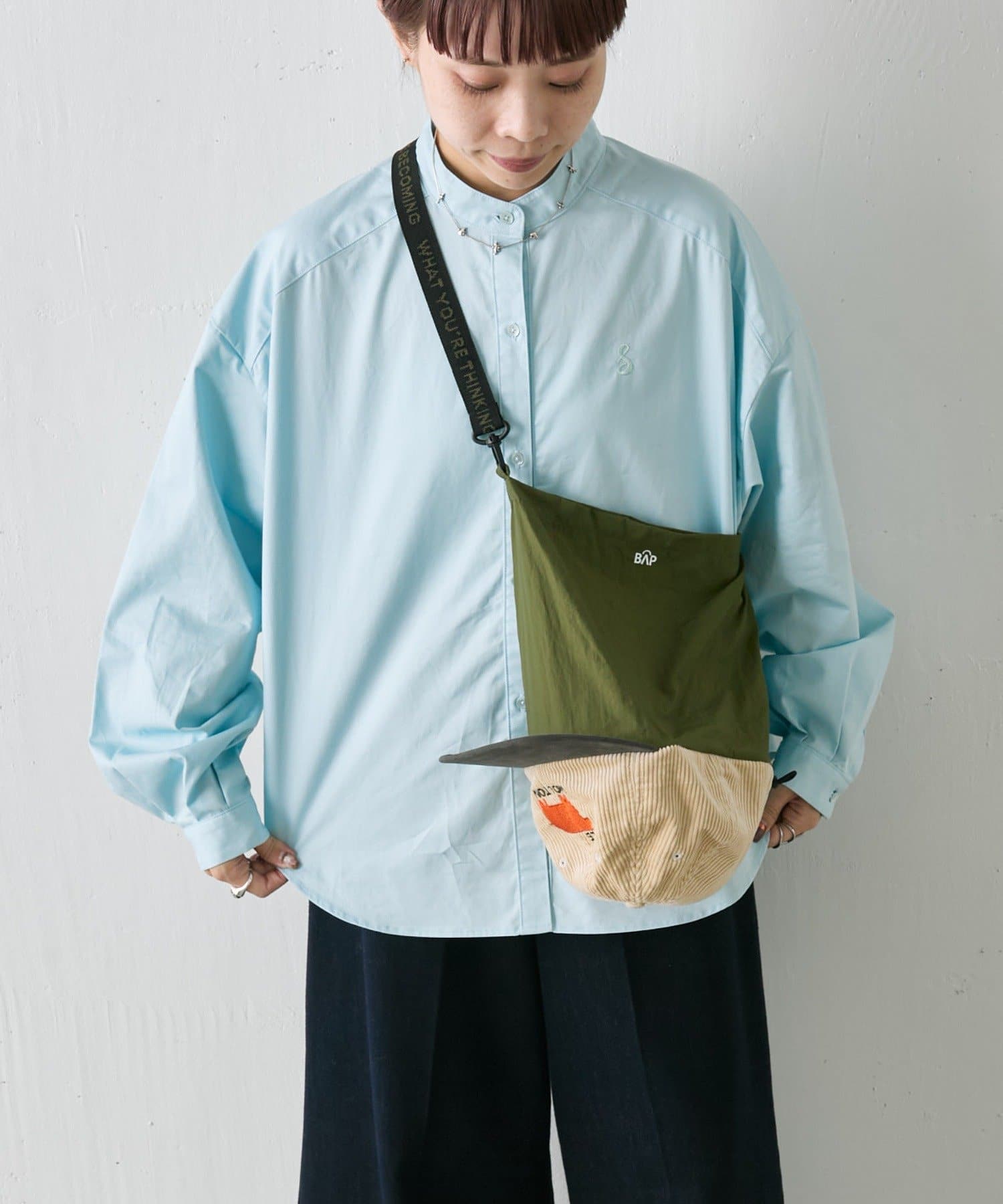 ear PAPILLONNER(イア パピヨネ) 【BAP】別注Woolgathersショルダーバッグ/キャップ