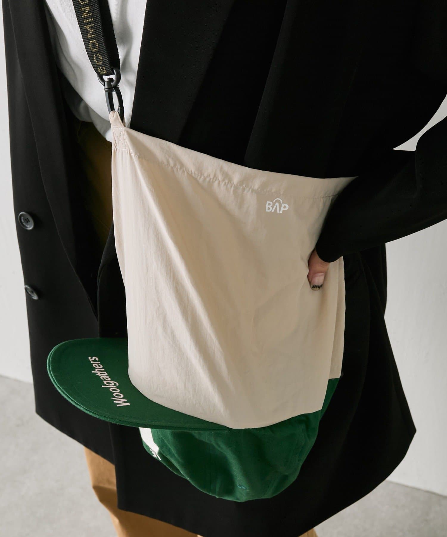 ear PAPILLONNER(イア パピヨネ) 【BAP】別注Woolgathersショルダーバッグ/キャップ