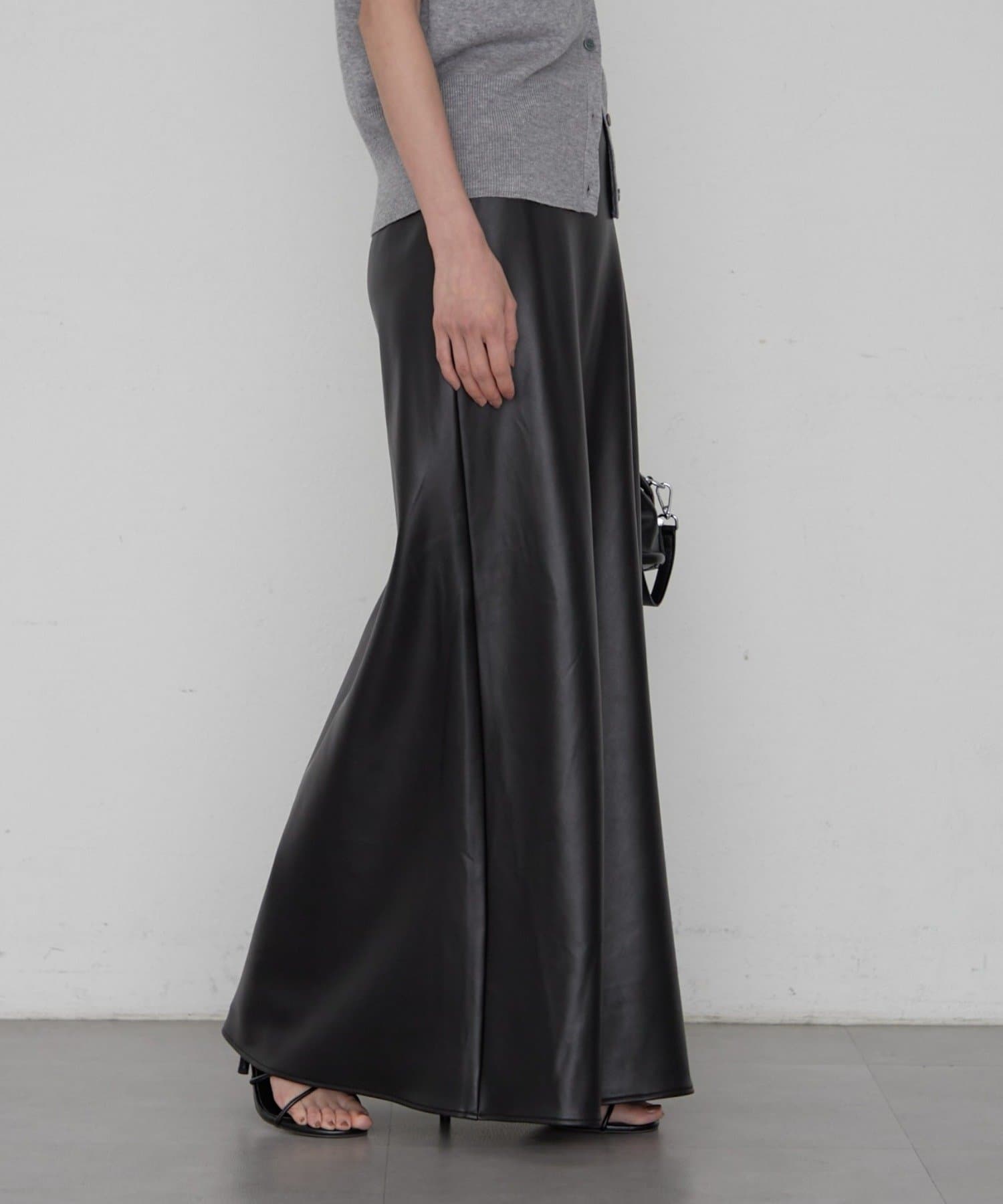 LOUNGEDRESS(ラウンジドレス) フェイクレザーナロースカート