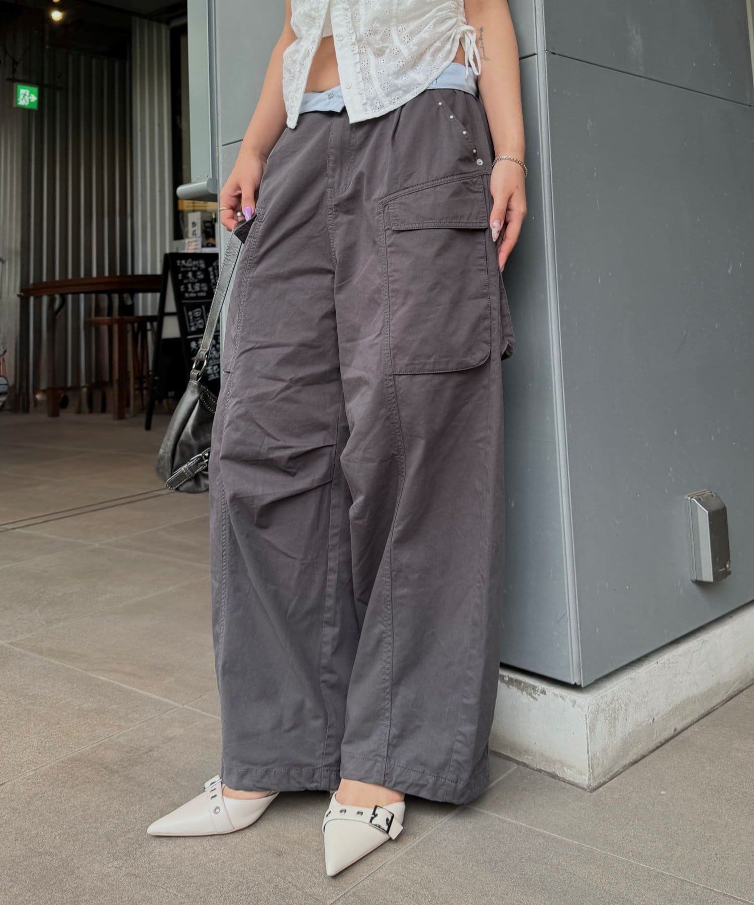 mline(エムライン) [mline]スタッズカーゴパンツ