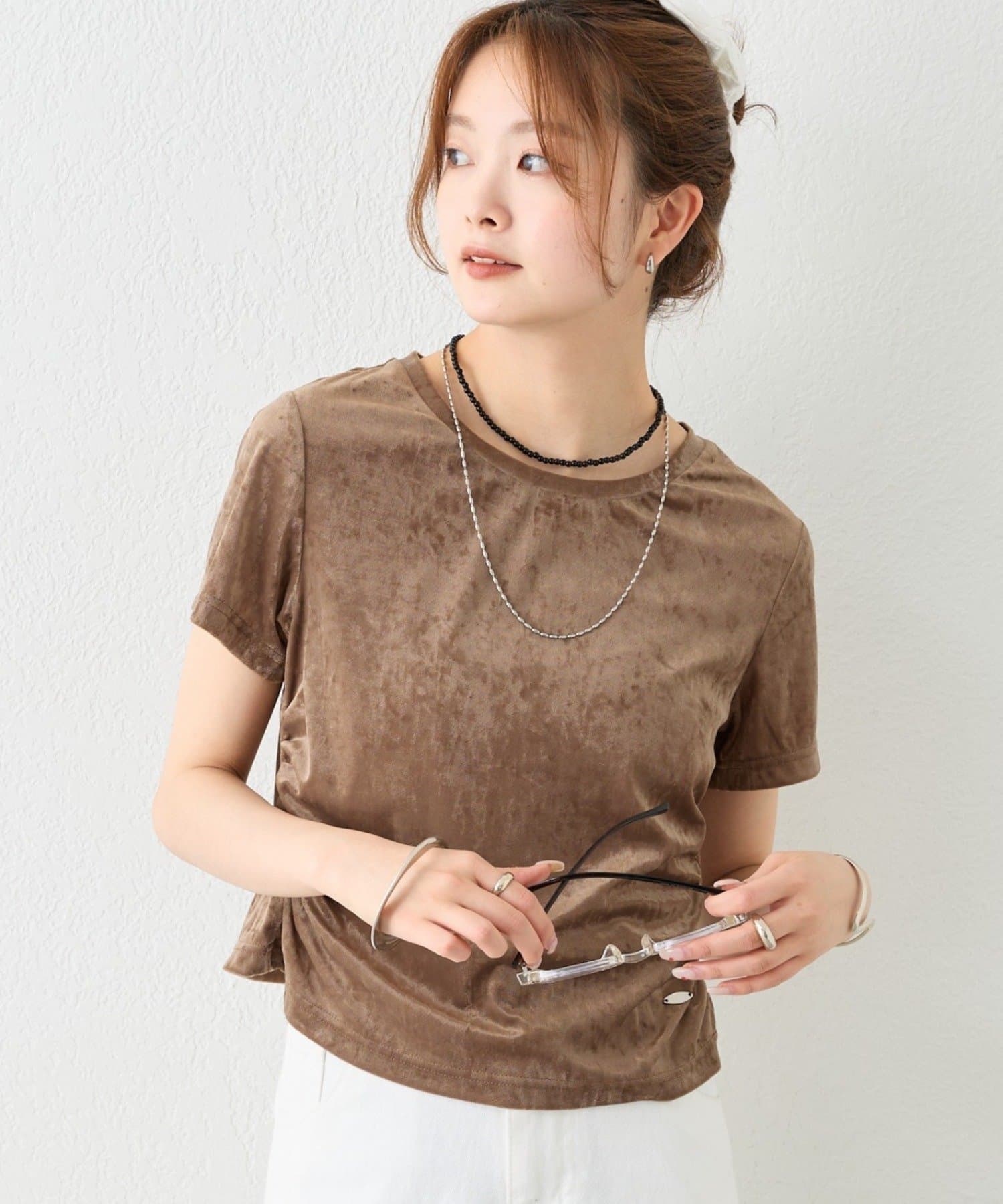 mystic(ミスティック) ベロアTシャツ