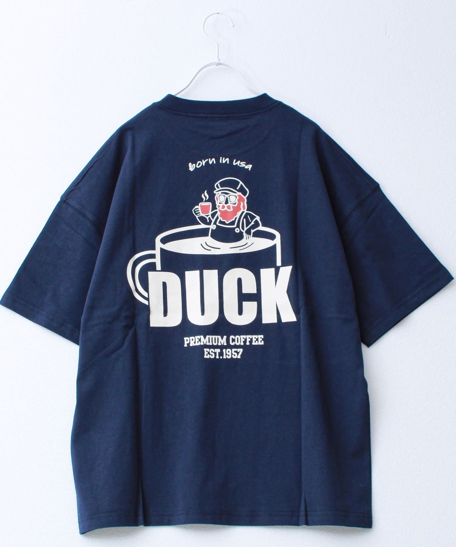FREDY & GLOSTER(フレディ アンド グロスター) 【Duckster/ダックスター】16/-天竺COFFEEルーズポケTEE