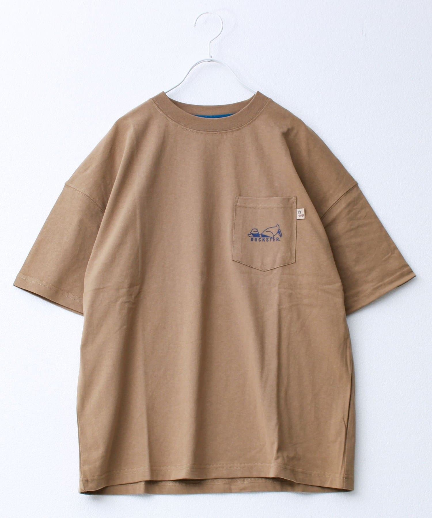 FREDY & GLOSTER(フレディ アンド グロスター) 【Duckster/ダックスター】16/-天竺COFFEEルーズポケTEE