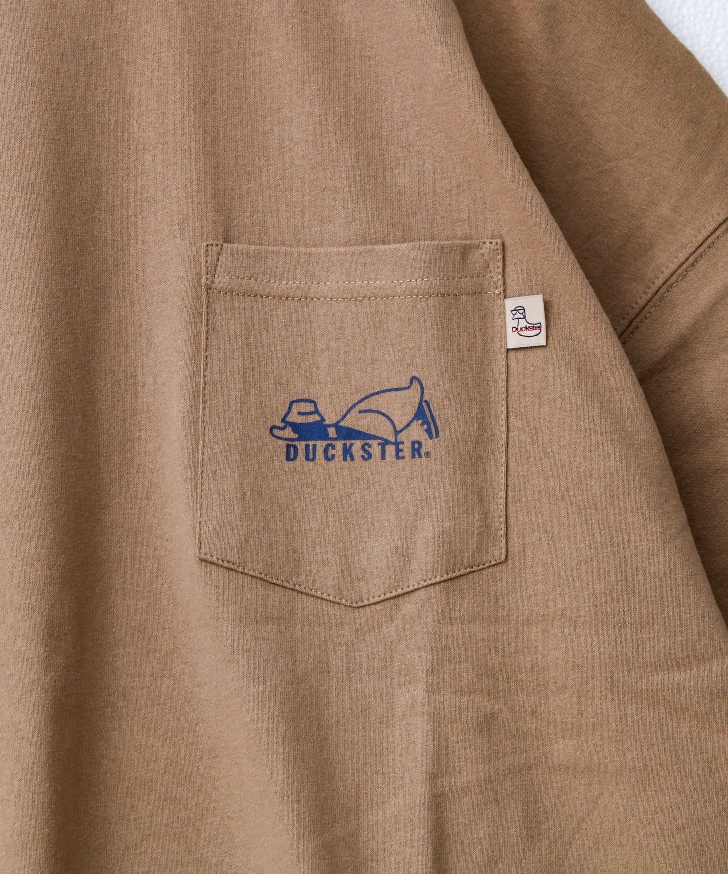 FREDY & GLOSTER(フレディ アンド グロスター) 【Duckster/ダックスター】16/-天竺COFFEEルーズポケTEE